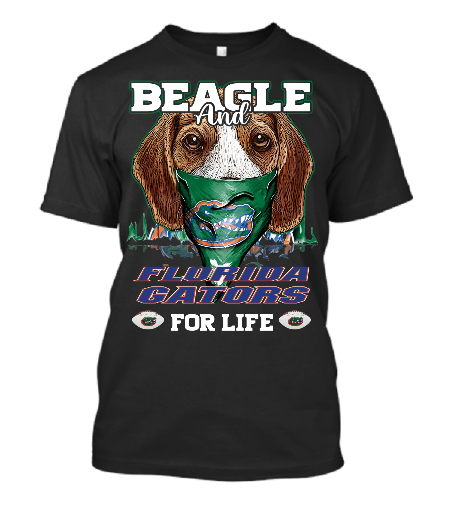 Beagle And Florida Gators For Life T-Shirt