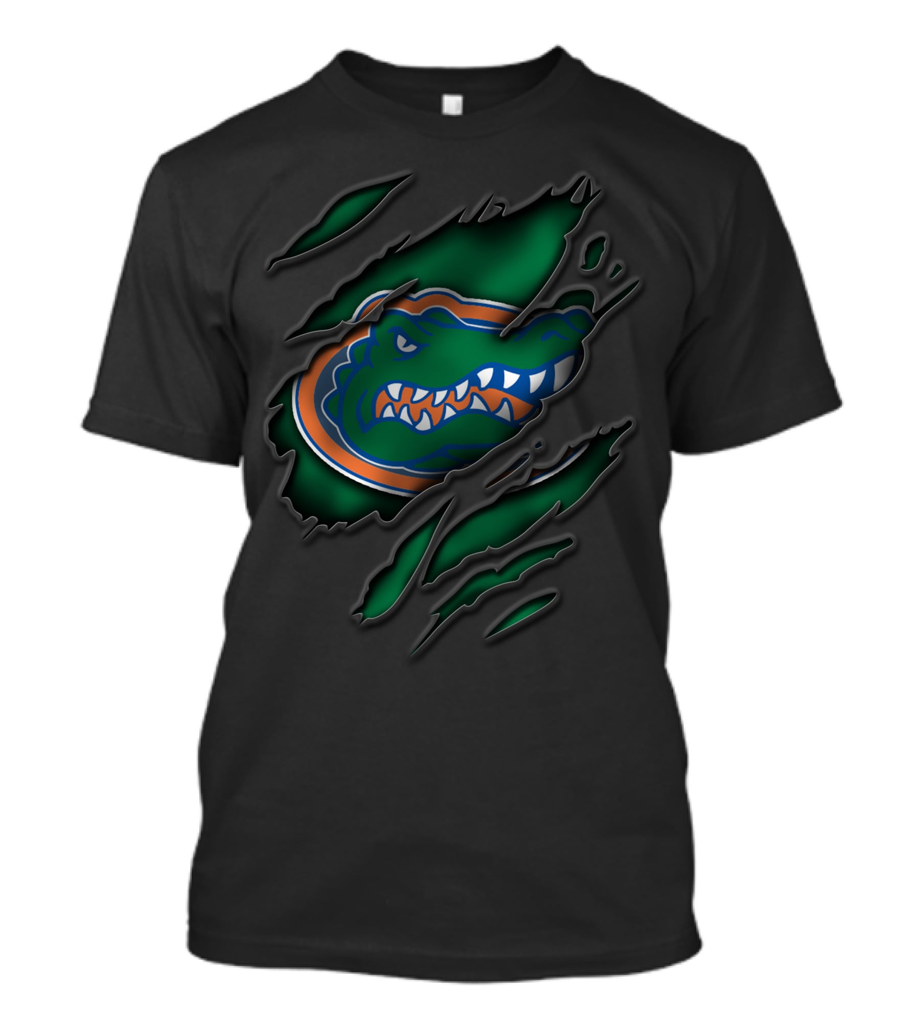 Torn Florida Gators Alligator Claw Marks T-Shirt