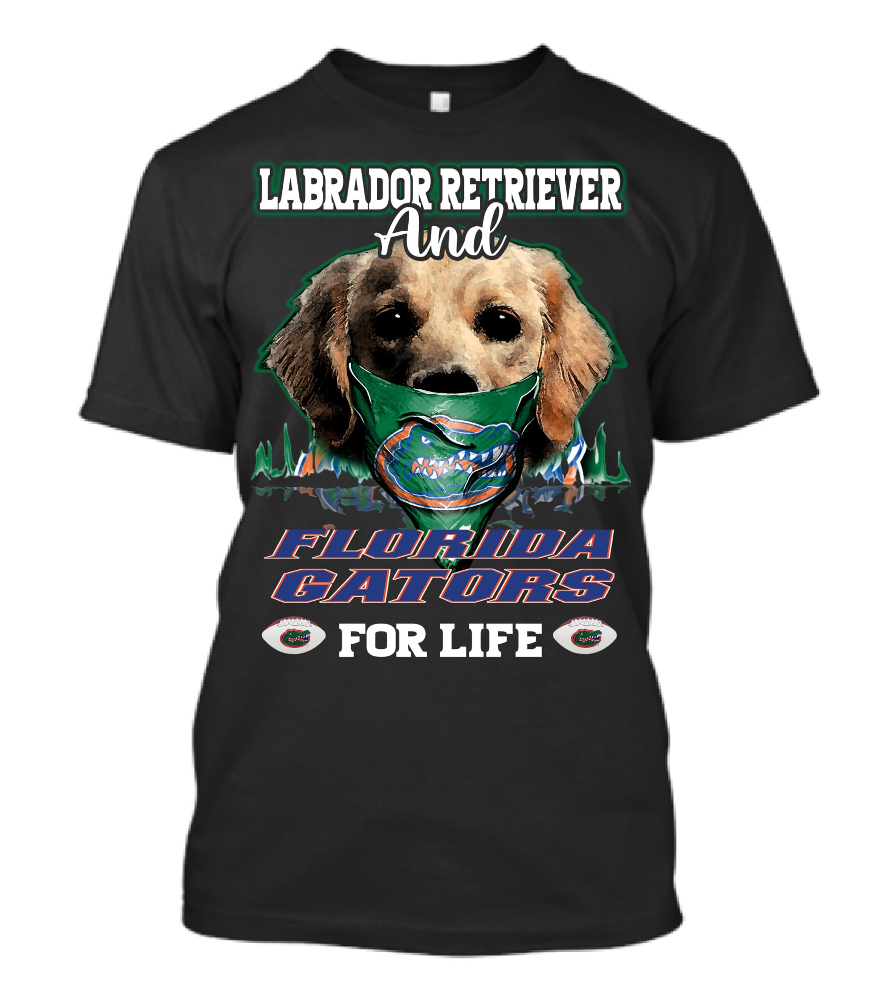 Labrador Retriever And Florida Gators For Life T-Shirt