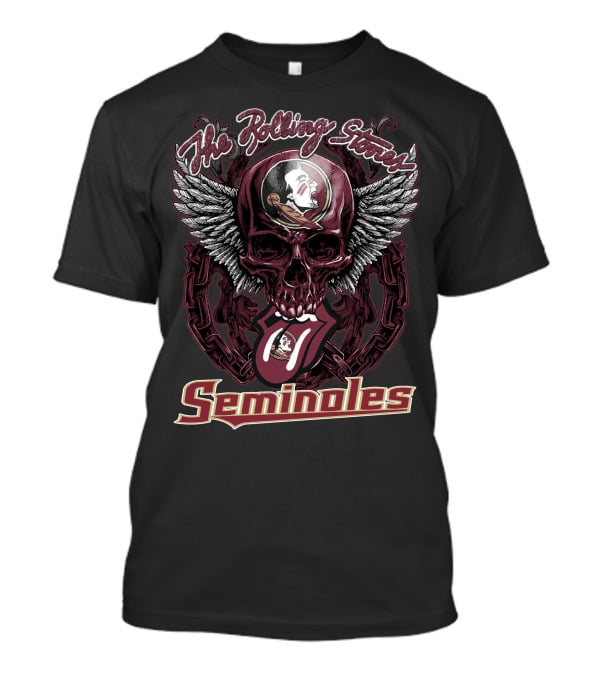 The Rolling Stones Florida State Seminoles Skull Wings T-Shirt