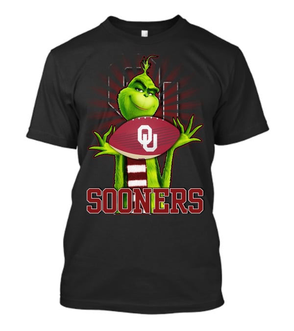 Grinch OU Sooners Football T-Shirt
