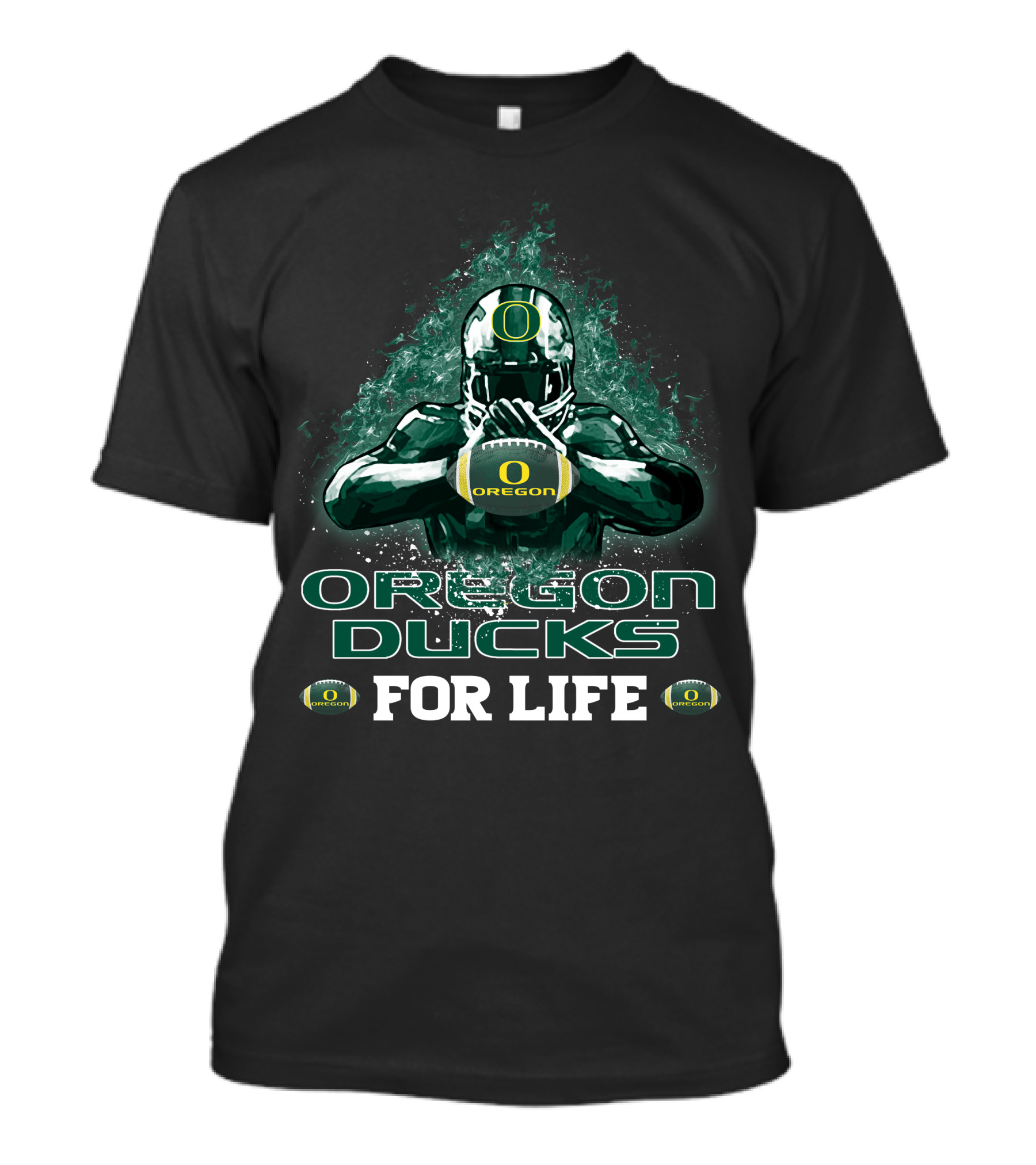 Oregon Ducks Football For Life T-Shirt