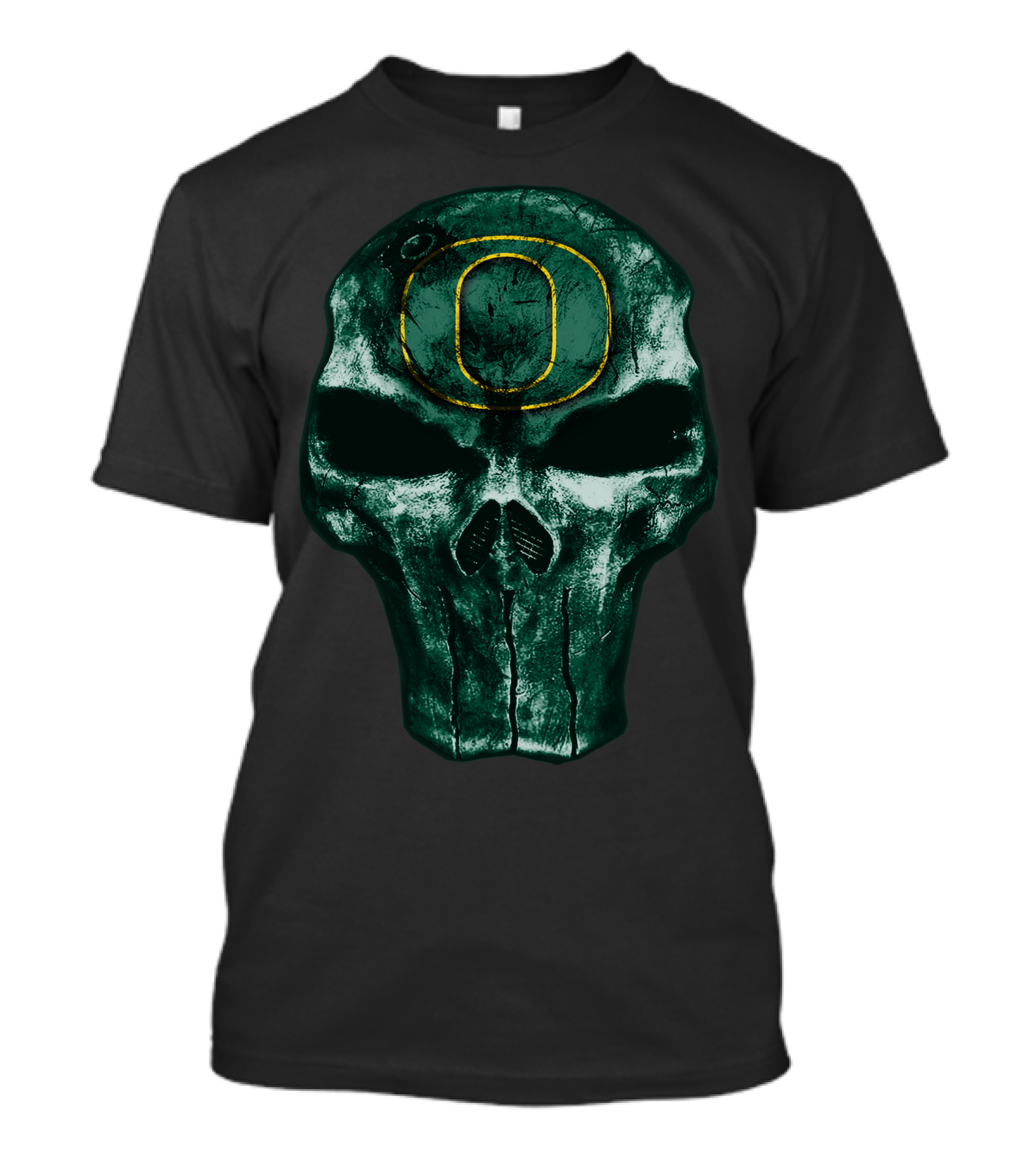 Skull Oregon Ducks T-Shirt