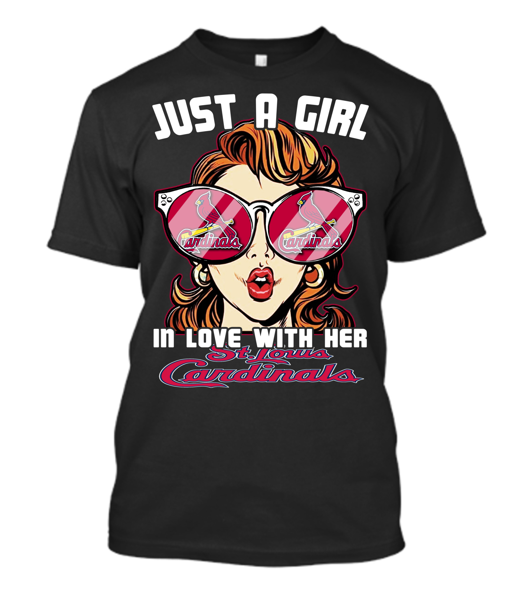 Just A Girl In Love With Her St. Louis Cardinals T-Shirt