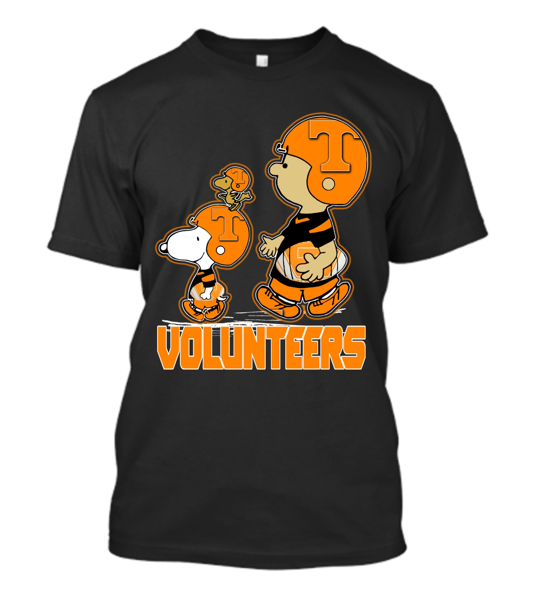 Snpfootball Tennessee Volunteers Peanuts Characters With Helmets T-Shirt
