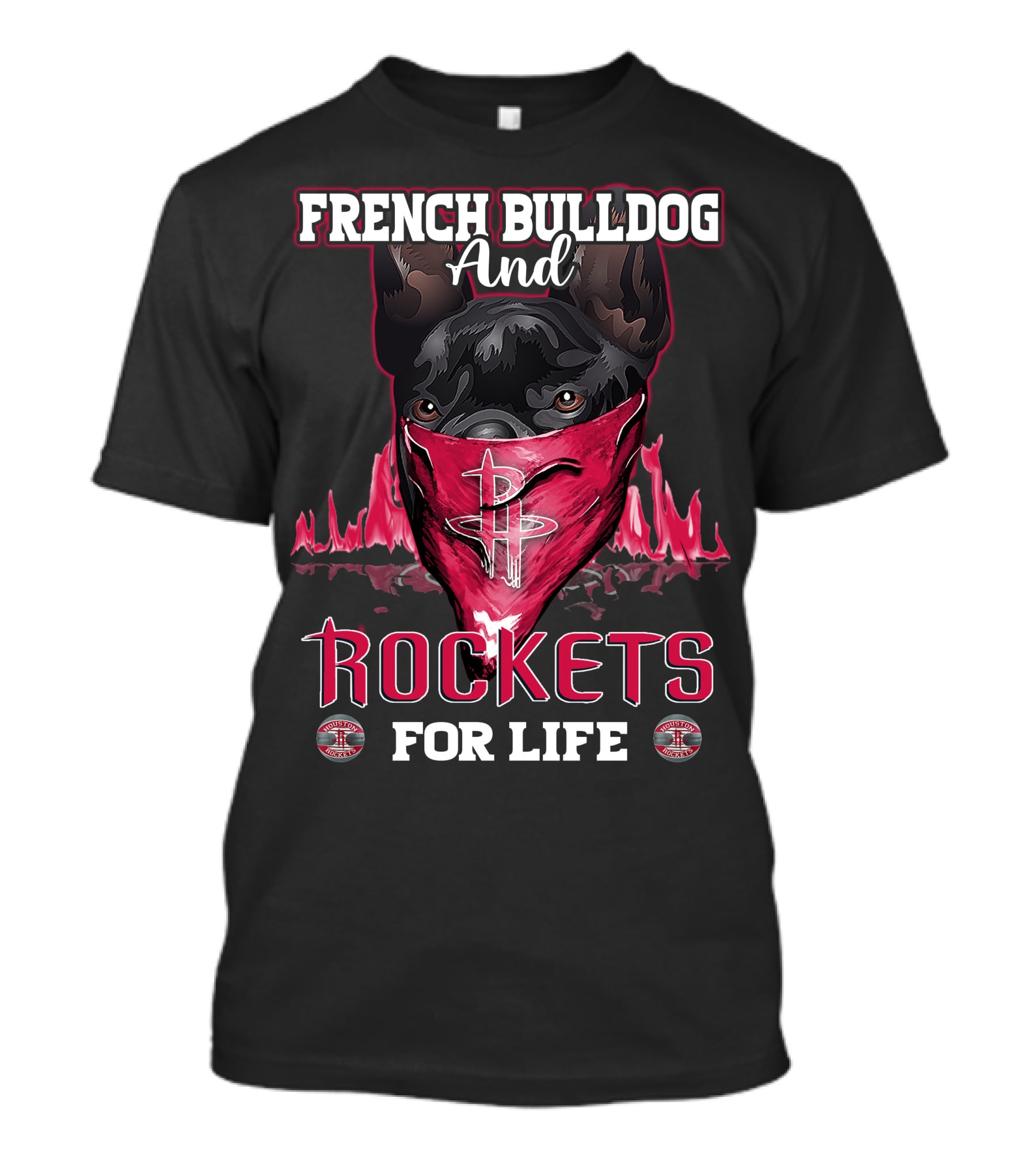 French Bulldog And Rockets For Life T-Shirt