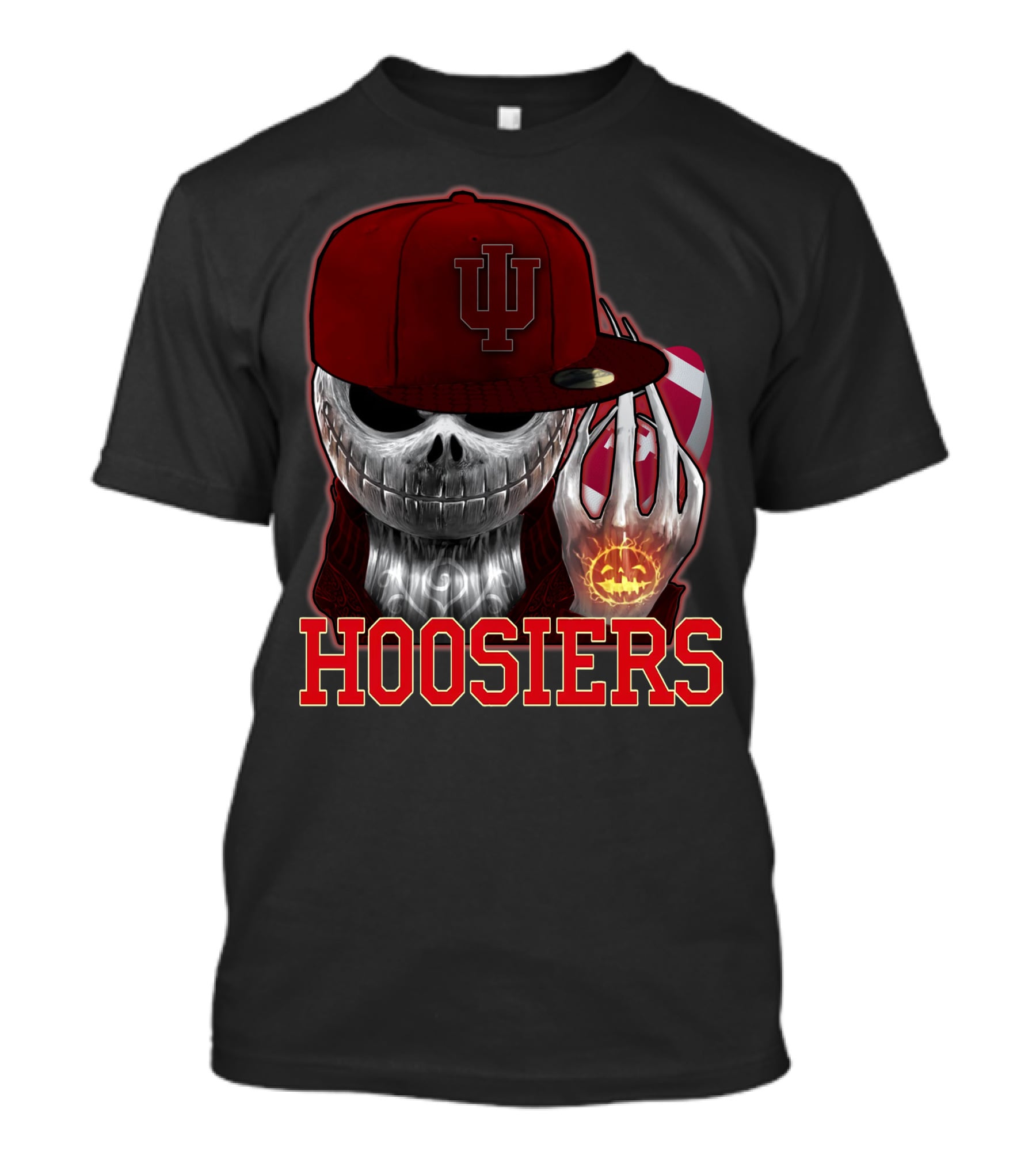 Jackskull Hoosiers Indiana University T-Shirt