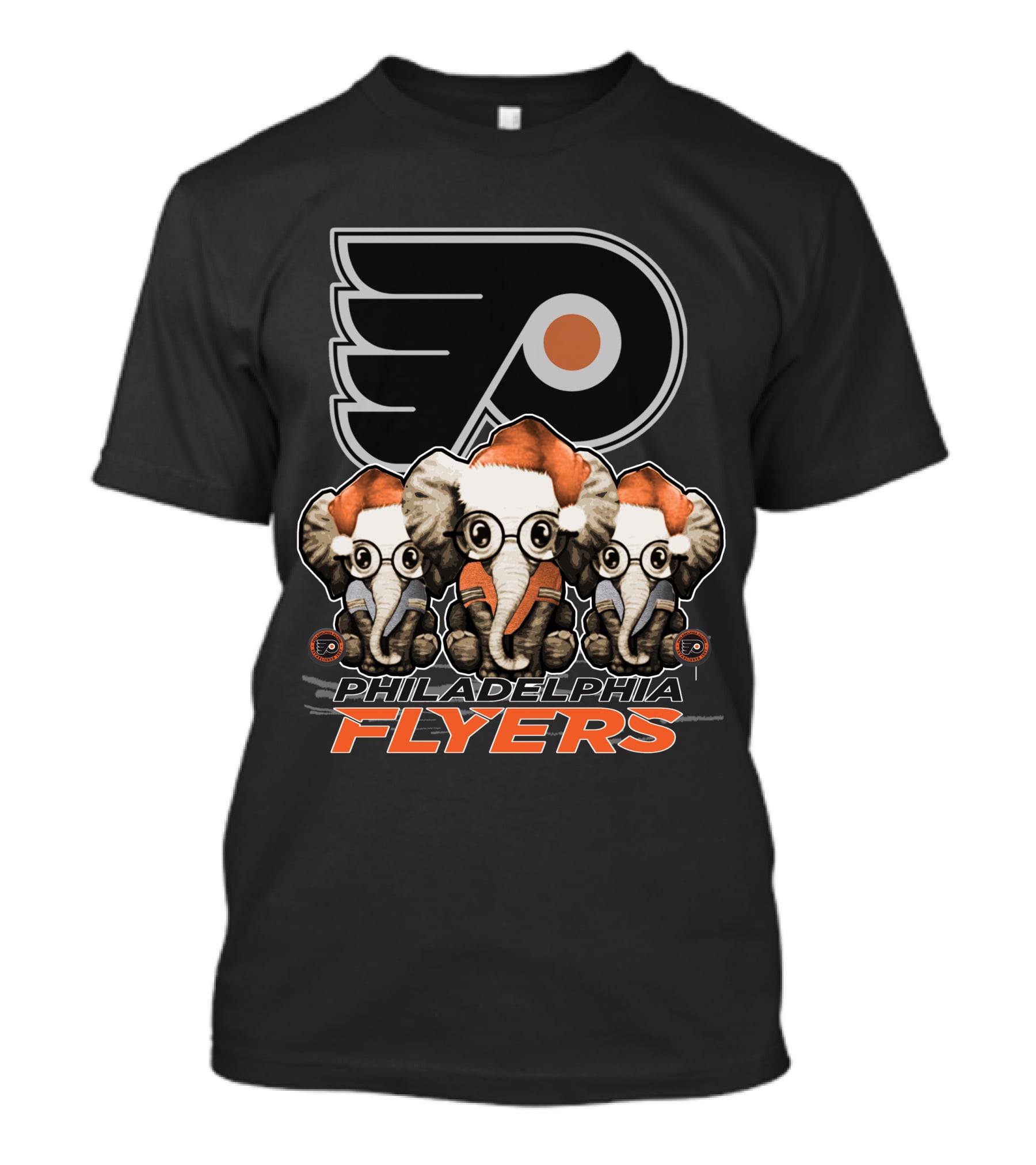 Philadelphia Flyers Elephant Xmas T-Shirt