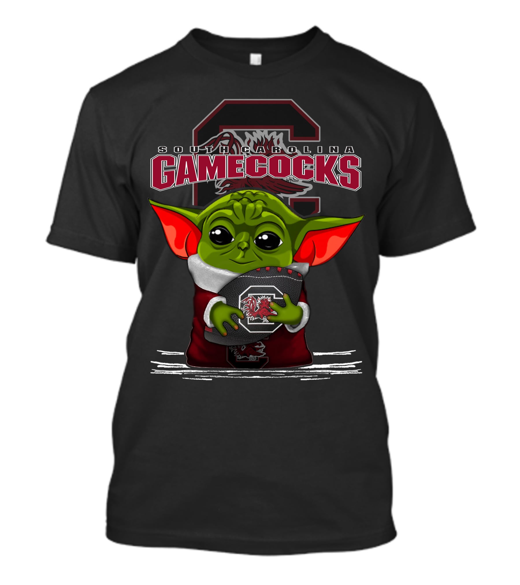 South Carolina Gamecocks Yoda Football Fan T-Shirt