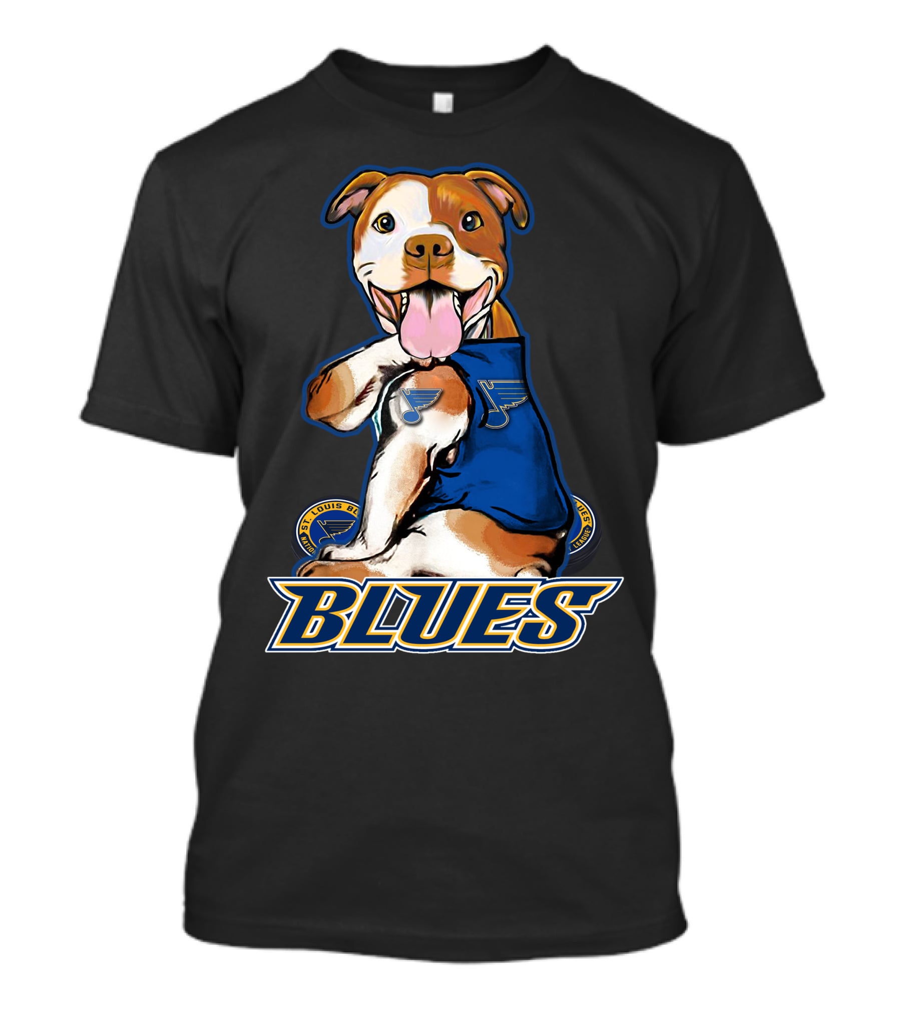St. Louis Blues Pitbull Hockey Team T-Shirt