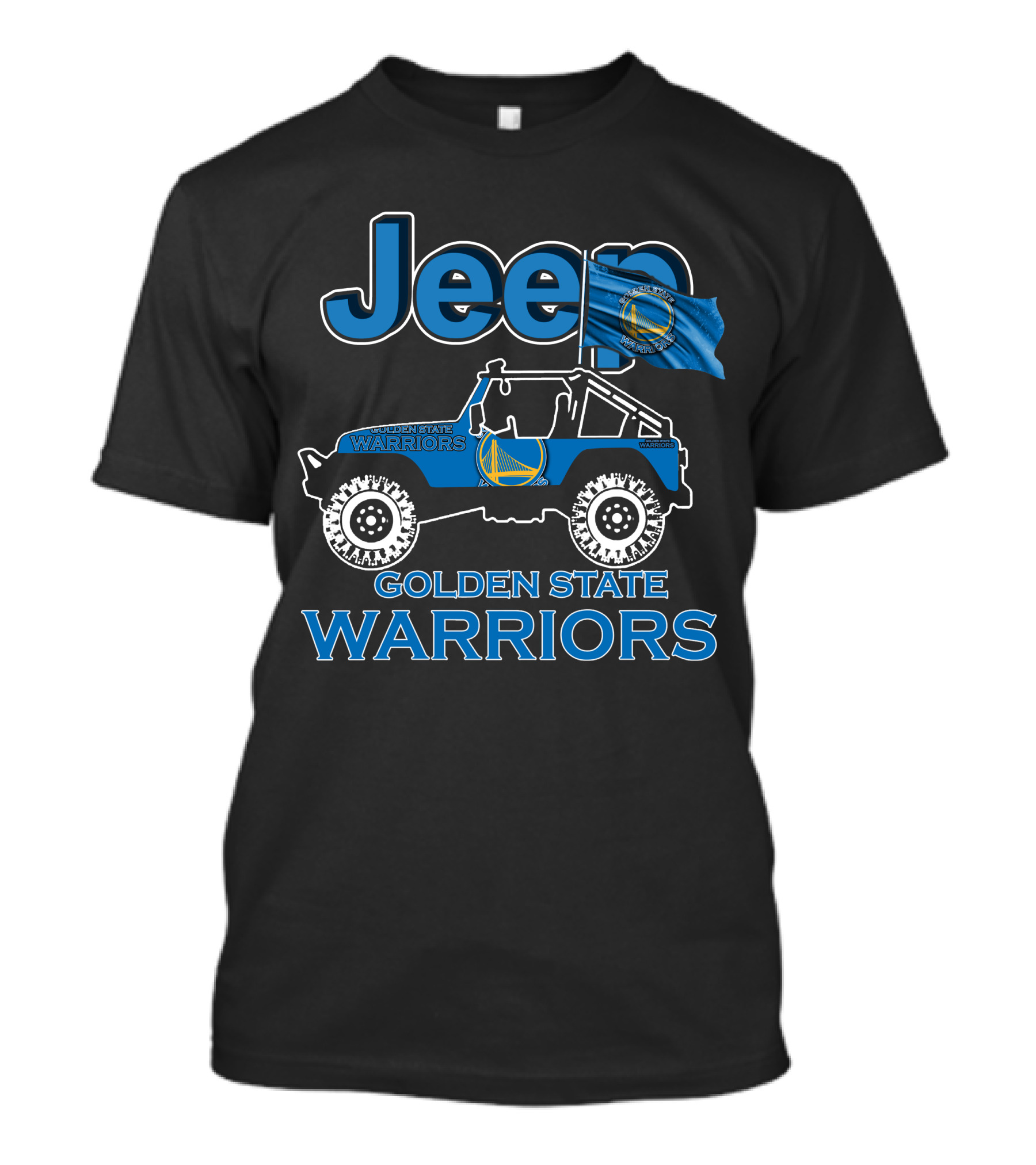 Jeep Golden State Warriors Logo Adventure T-Shirt