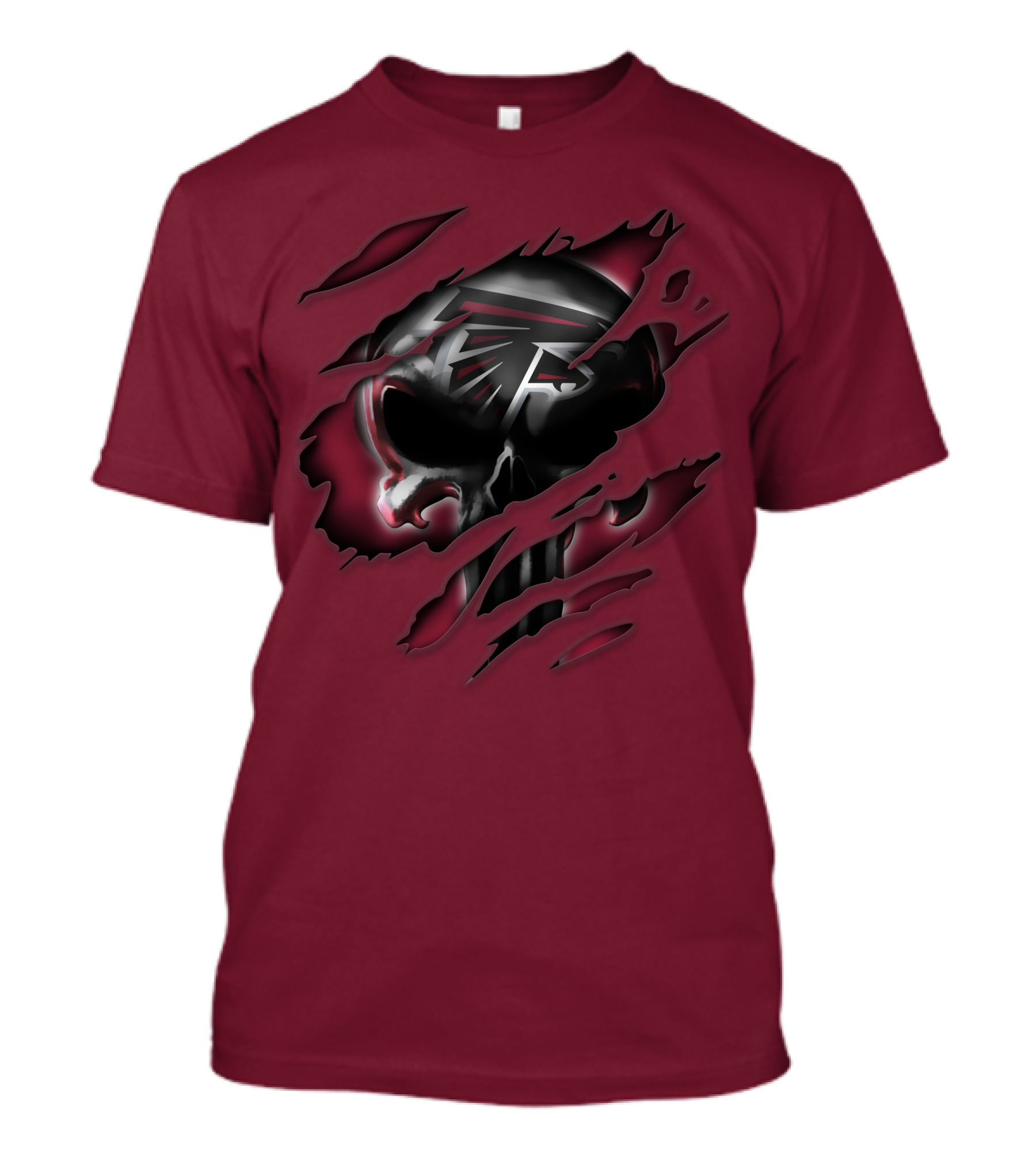 Atlanta Falcons Skull T-Shirt