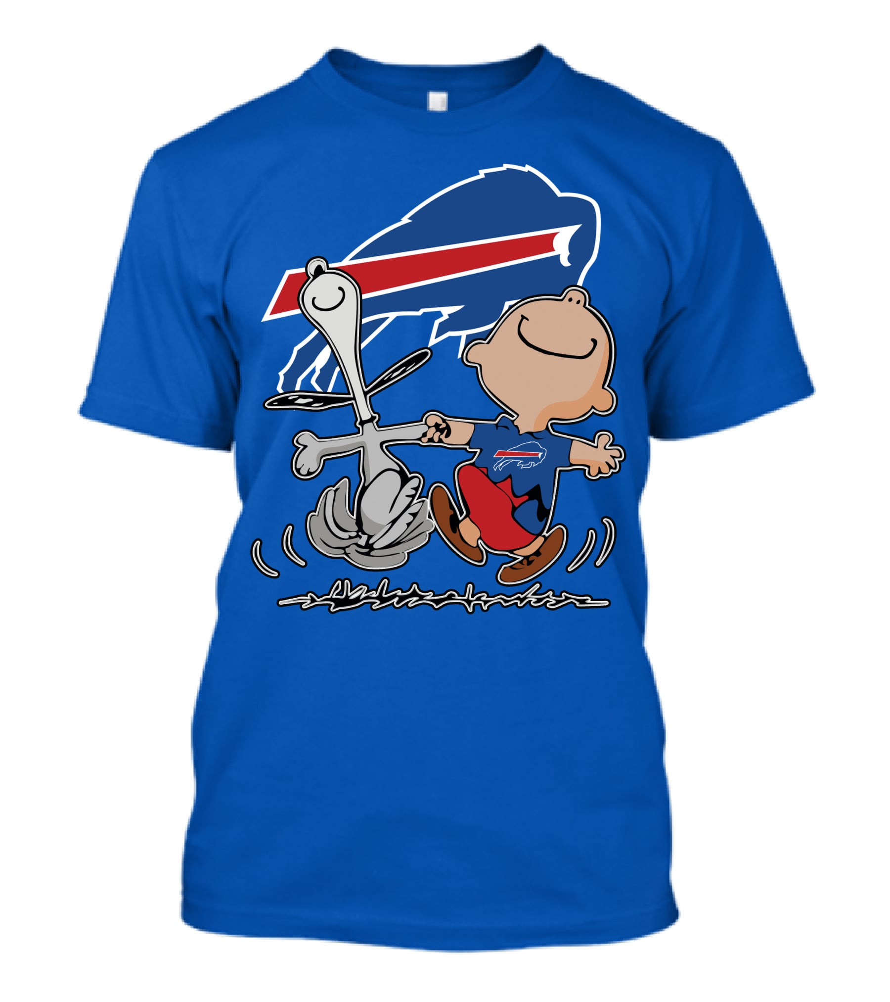 Buffalo Bills Peanuts Dancing Snoopy T-Shirt