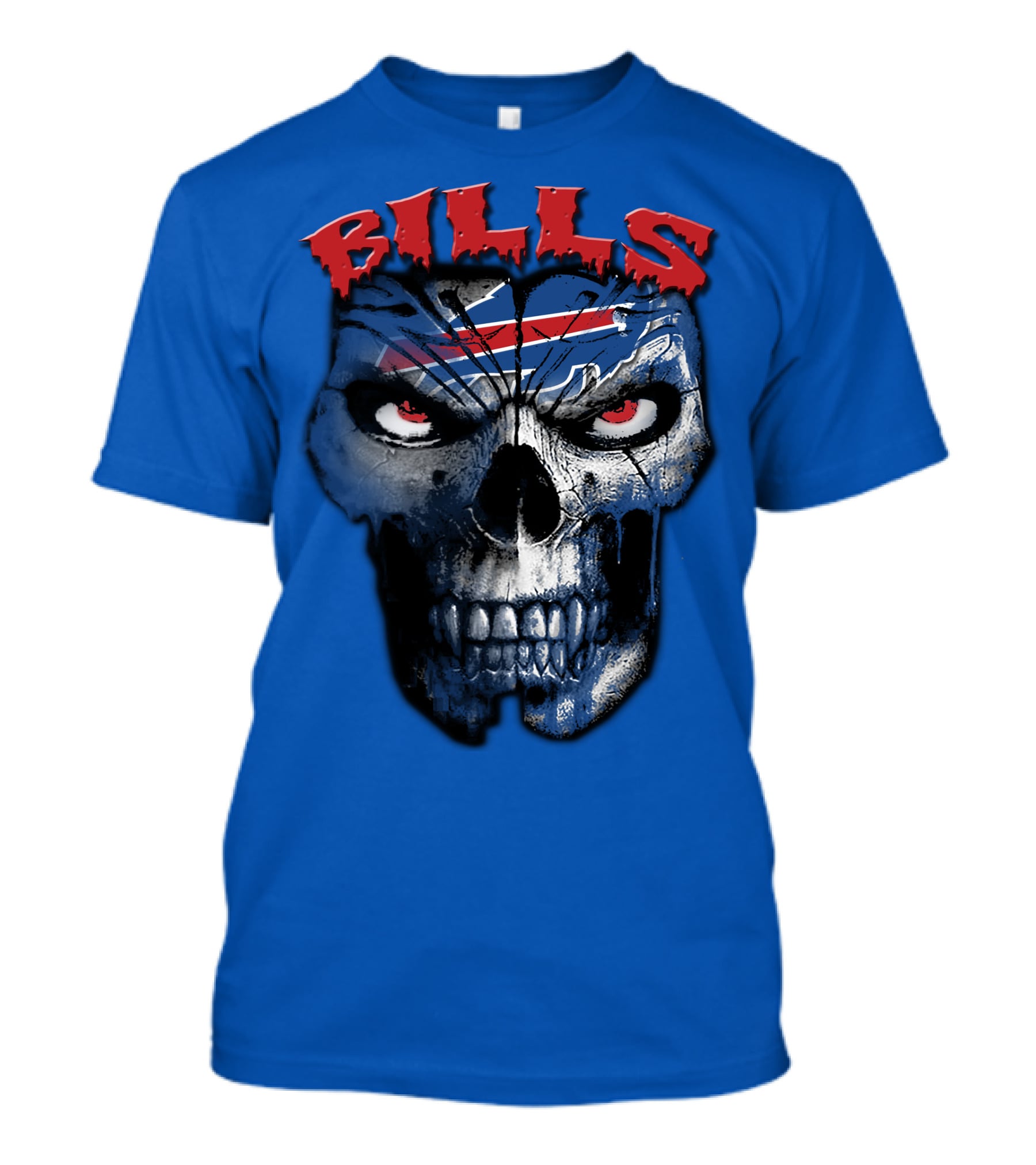 Buffalo Bills Skull Logo T-Shirt