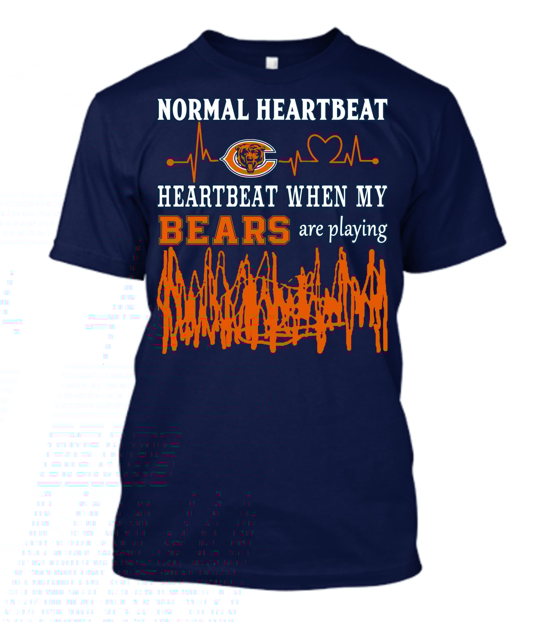Normal Heartbeat Heartbeat When My Bears Are Playing T-Shirt