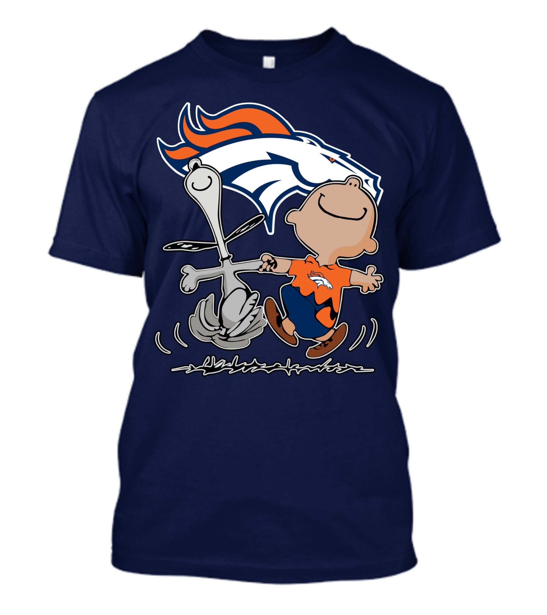 Denver Broncos Dancing Characters T-Shirt