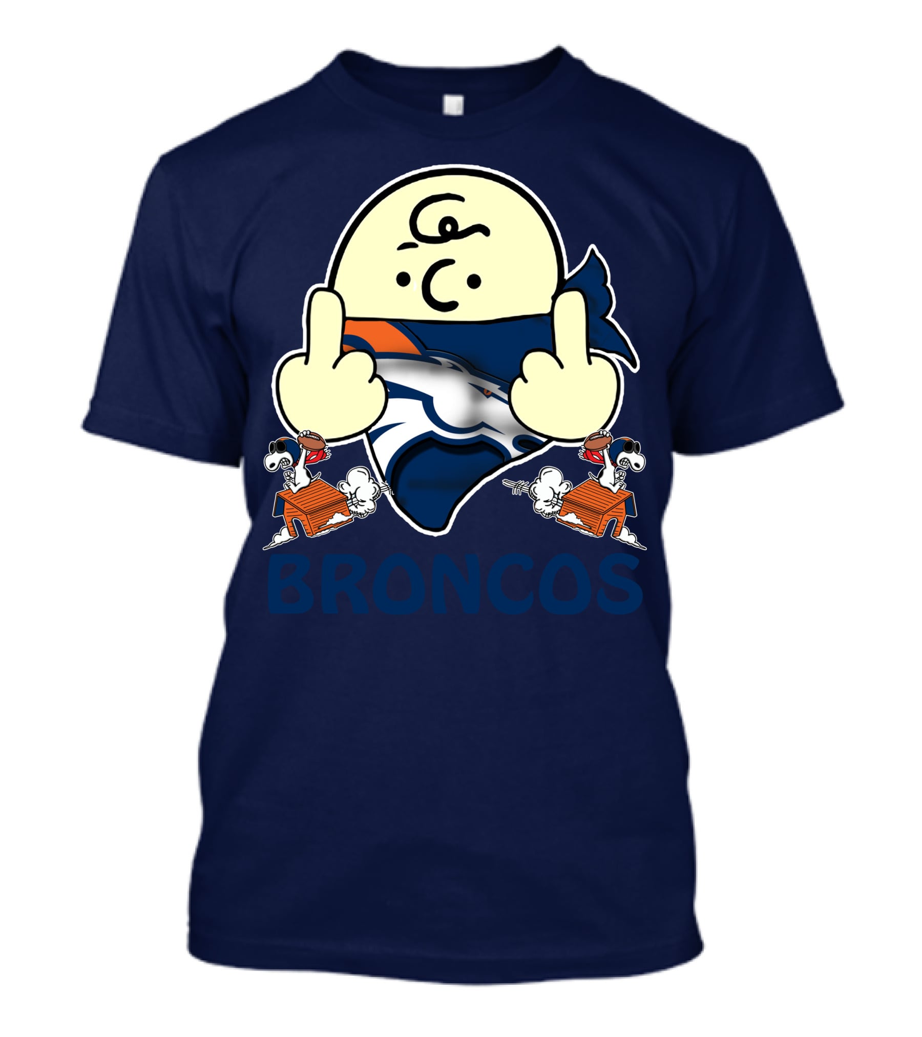 Denver Broncos 28 Iconic Cartoon Characters And Football Team T-Shirt