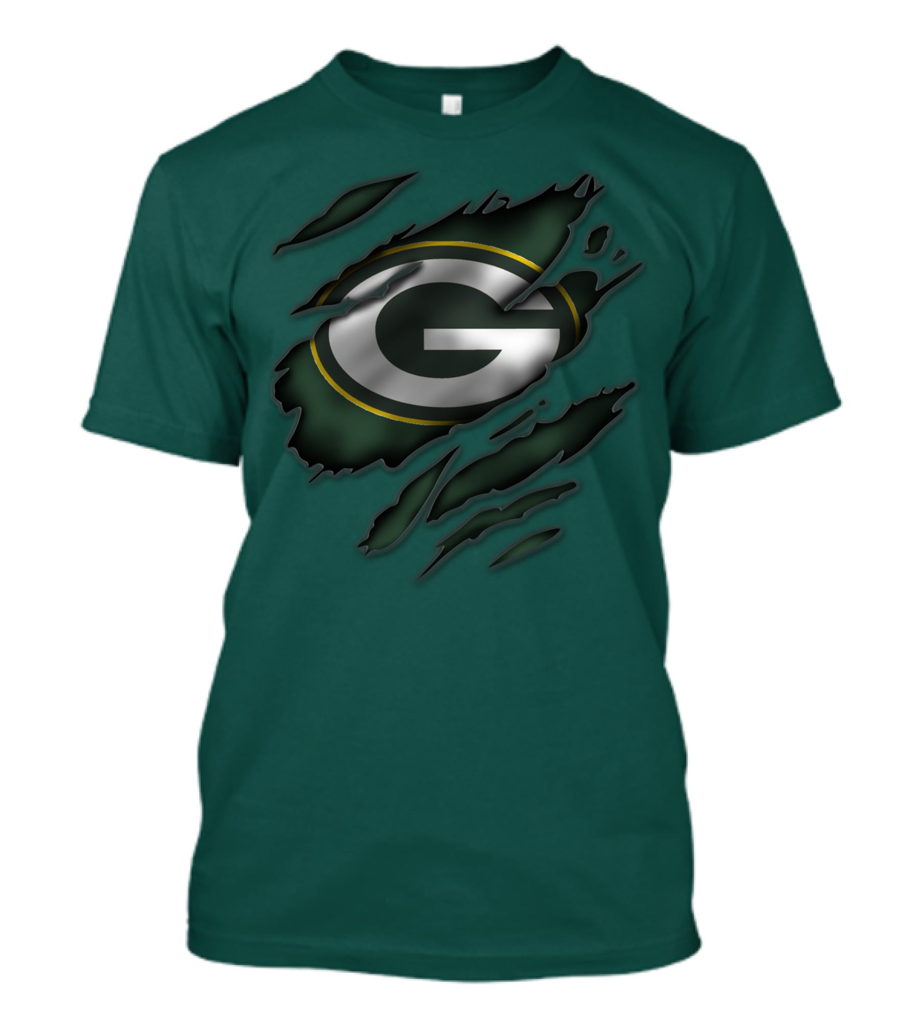 Green Bay Packers Iconic G Logo Tear-Away T-Shirt