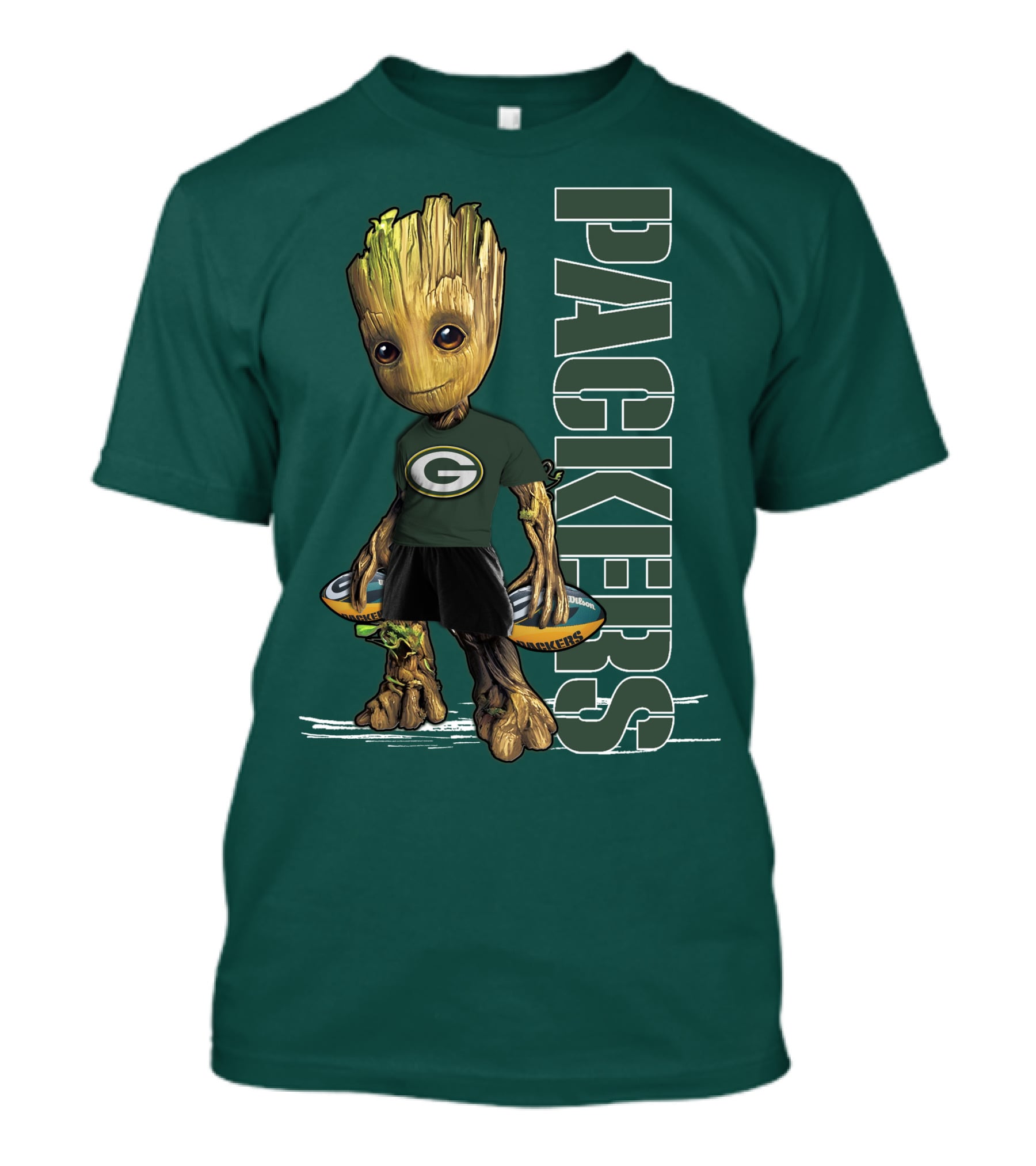 Groot Green Bay Packers Football Fan T-Shirt