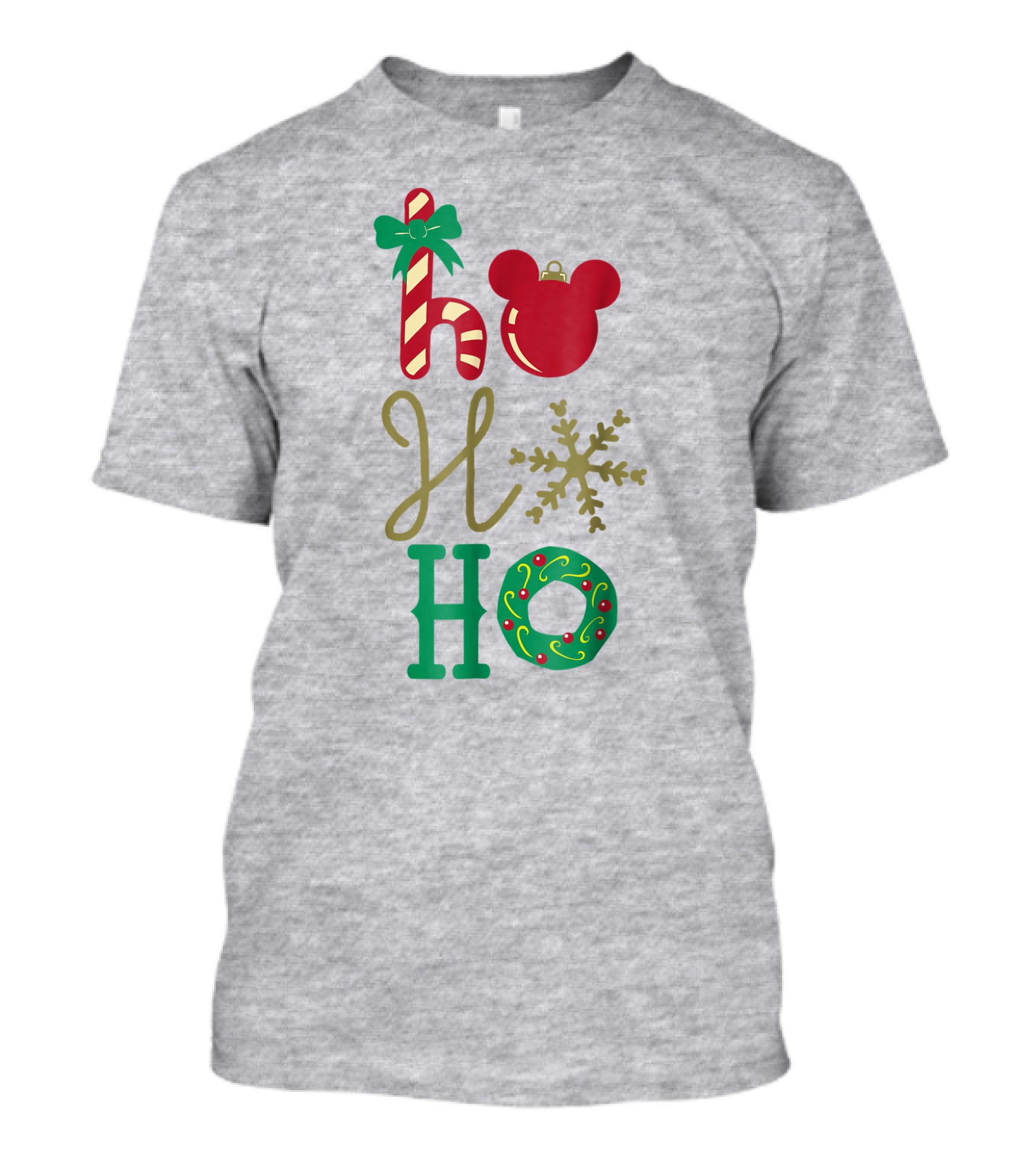 Disney Christmas Mickey Mouse Ho Ho Ho T-Shirt