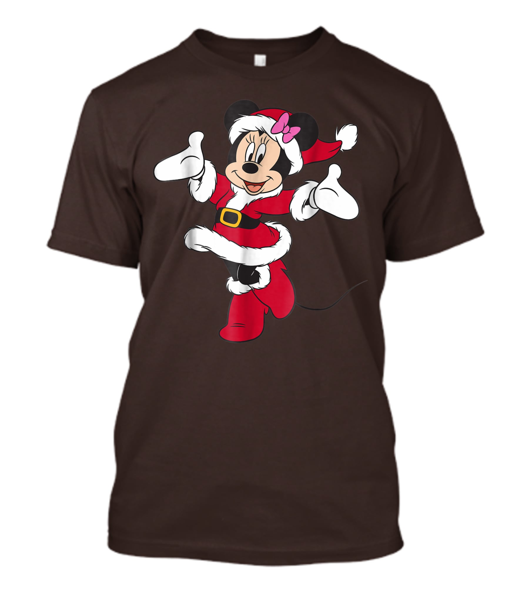 Disney Holiday Santa Minnie Mouse Christmas T-Shirt