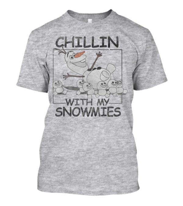 Disney Frozen Olaf Chillin With My Snowmies Snowman Friends T-Shirt