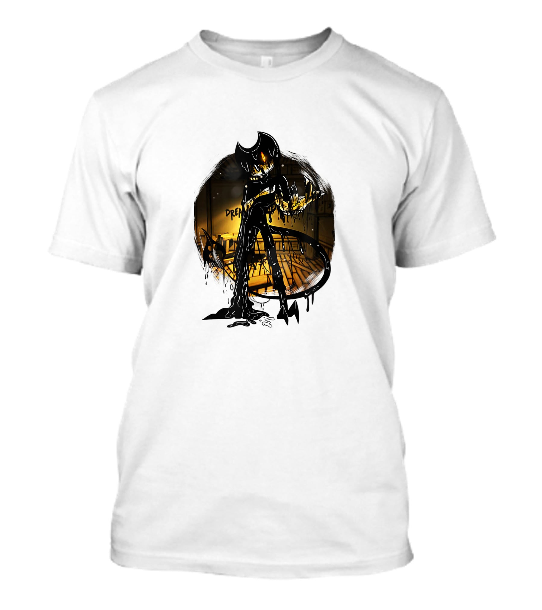 Bendy And The Ink Machine Nightmare Ink Creature Dream Scene T-Shirt