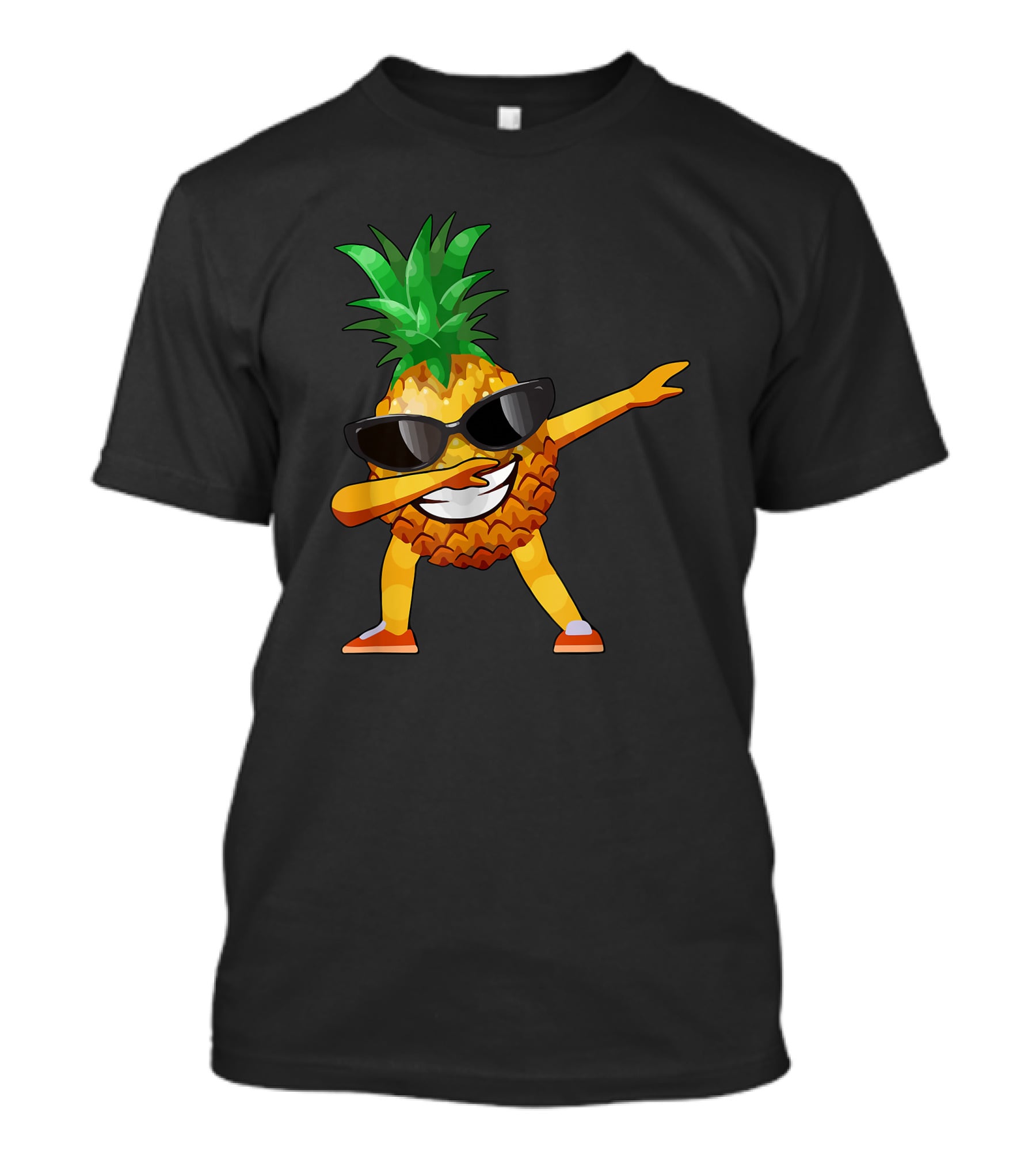 Dabbing Pineapple Sunglasses Smile T-Shirt