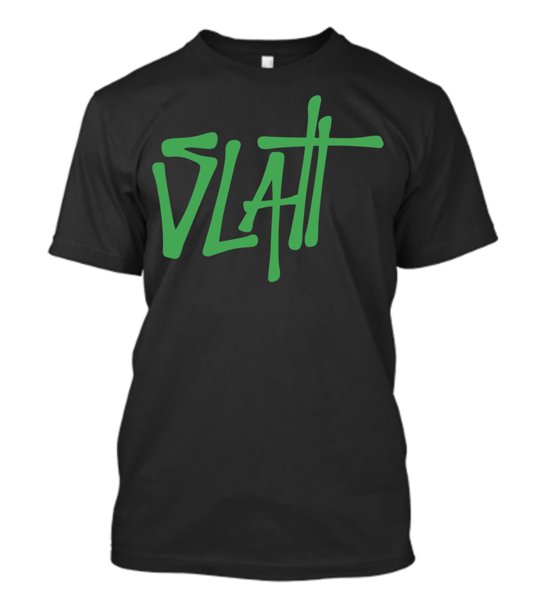 Slatt Young Thug Green Text T-Shirt