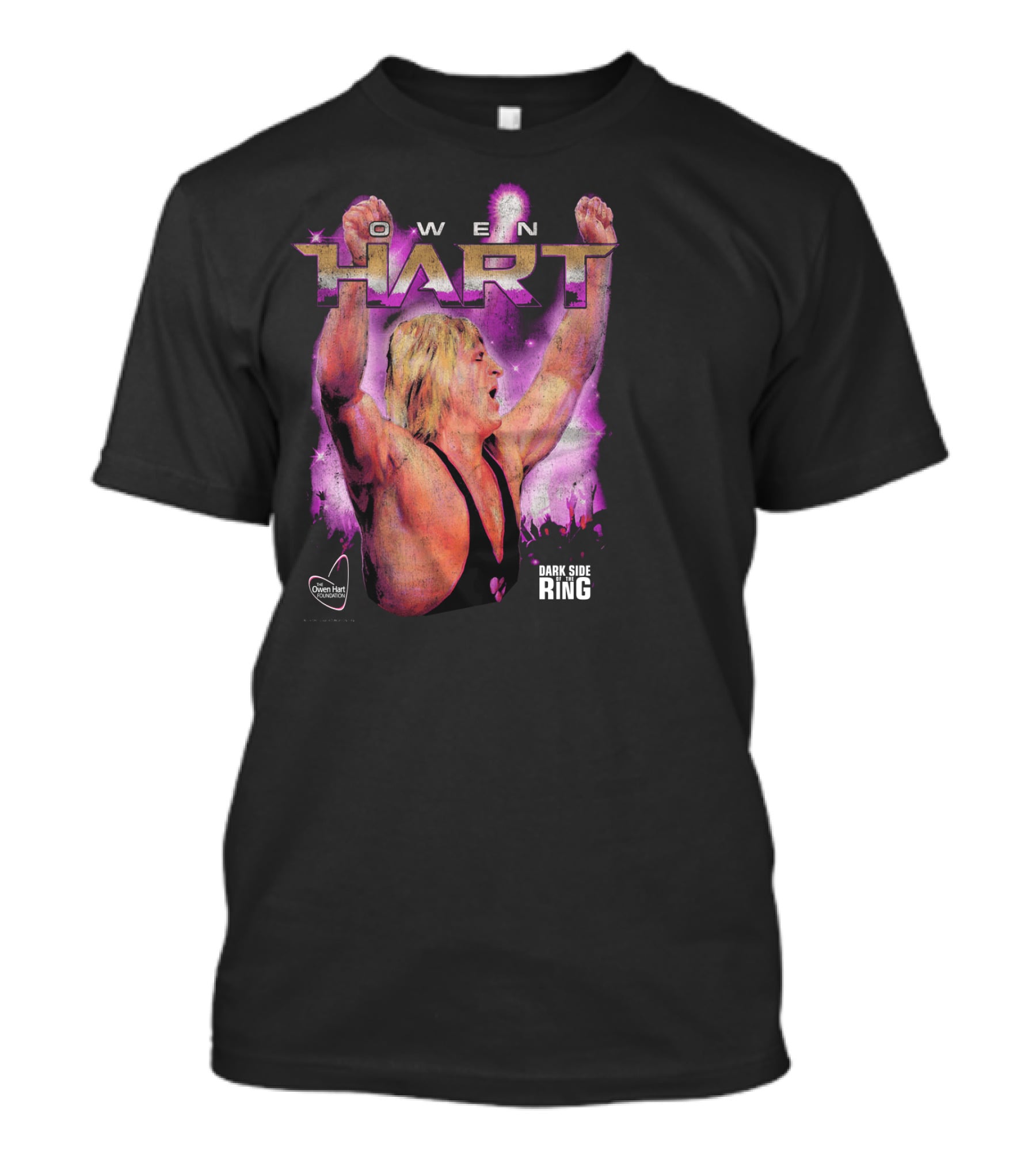 Owen Hart Dark Side Of The Ring Victory Pose T-Shirt