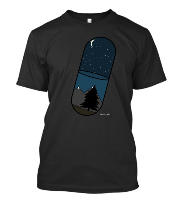 Mother Nature Taught You Better Starry Night Forest Capsule Verity HK T-Shirt