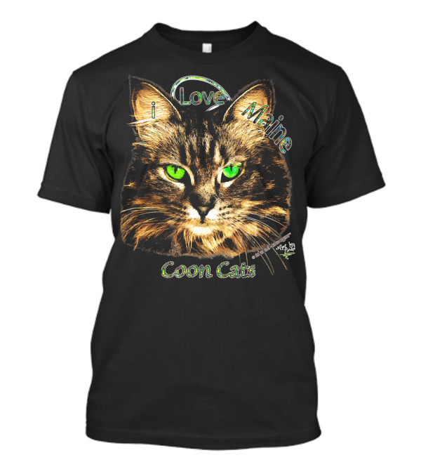 I Love Maine Coon Cats T-Shirt