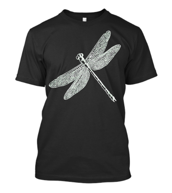 Dragonfly Detailed Line T-Shirt
