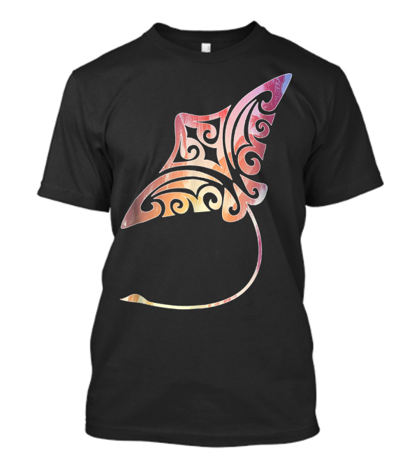 Manta Ray Tribal Hawaiian Island T-Shirt