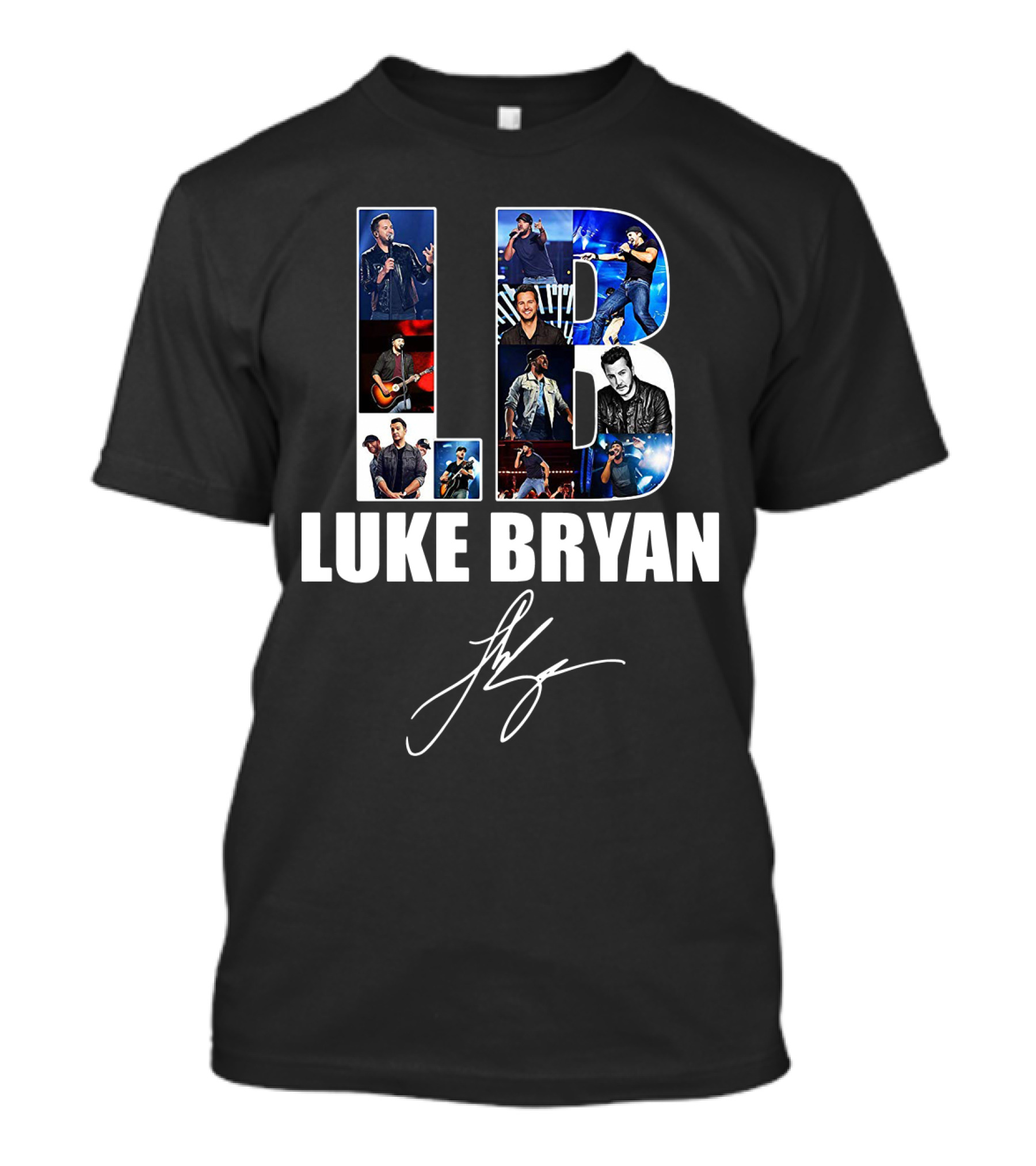 Luke Bryan Lb Signature Collage T-Shirt