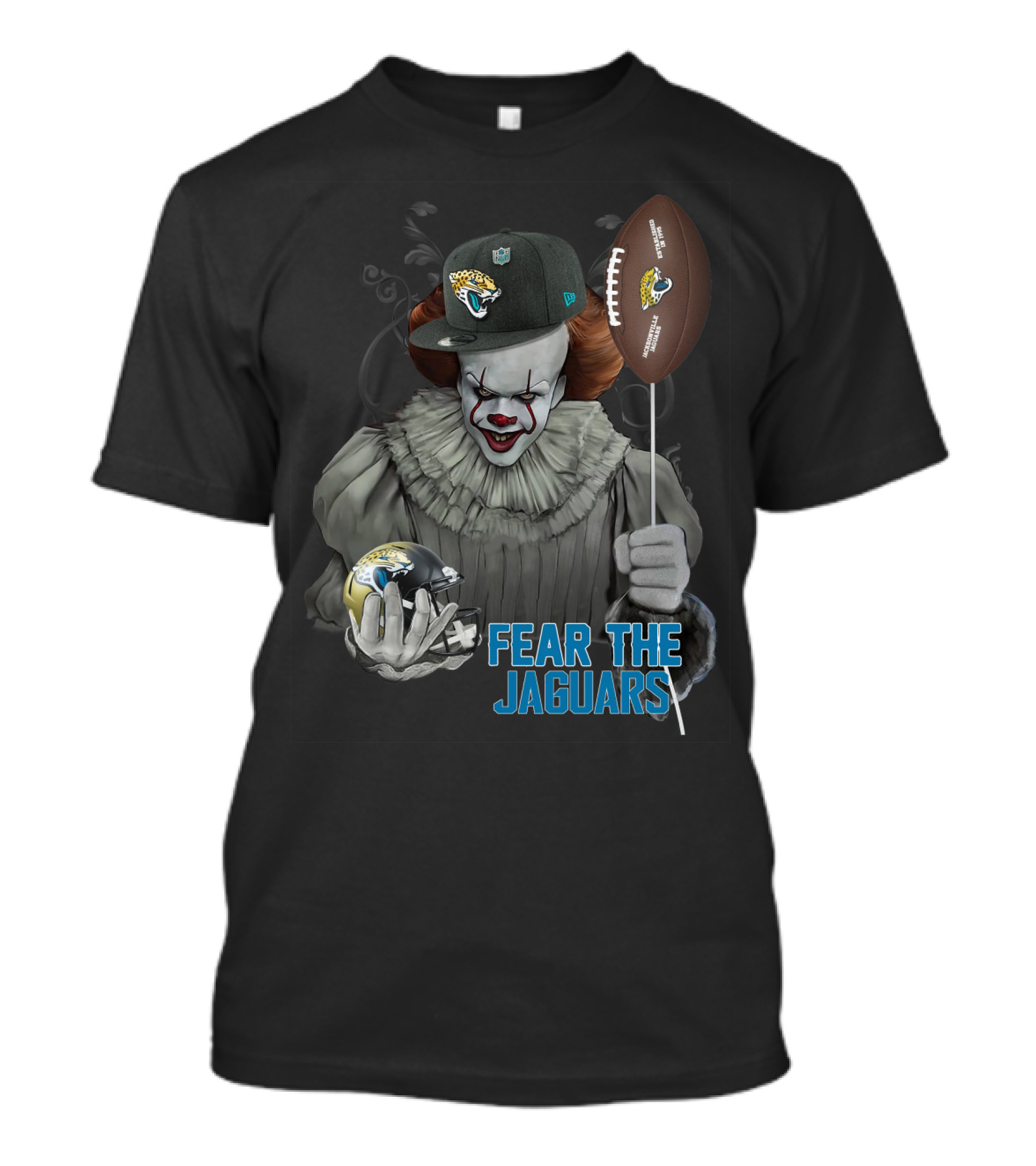 Pennywise Fear The Jaguars Nfl Jacksonville Football T-Shirt