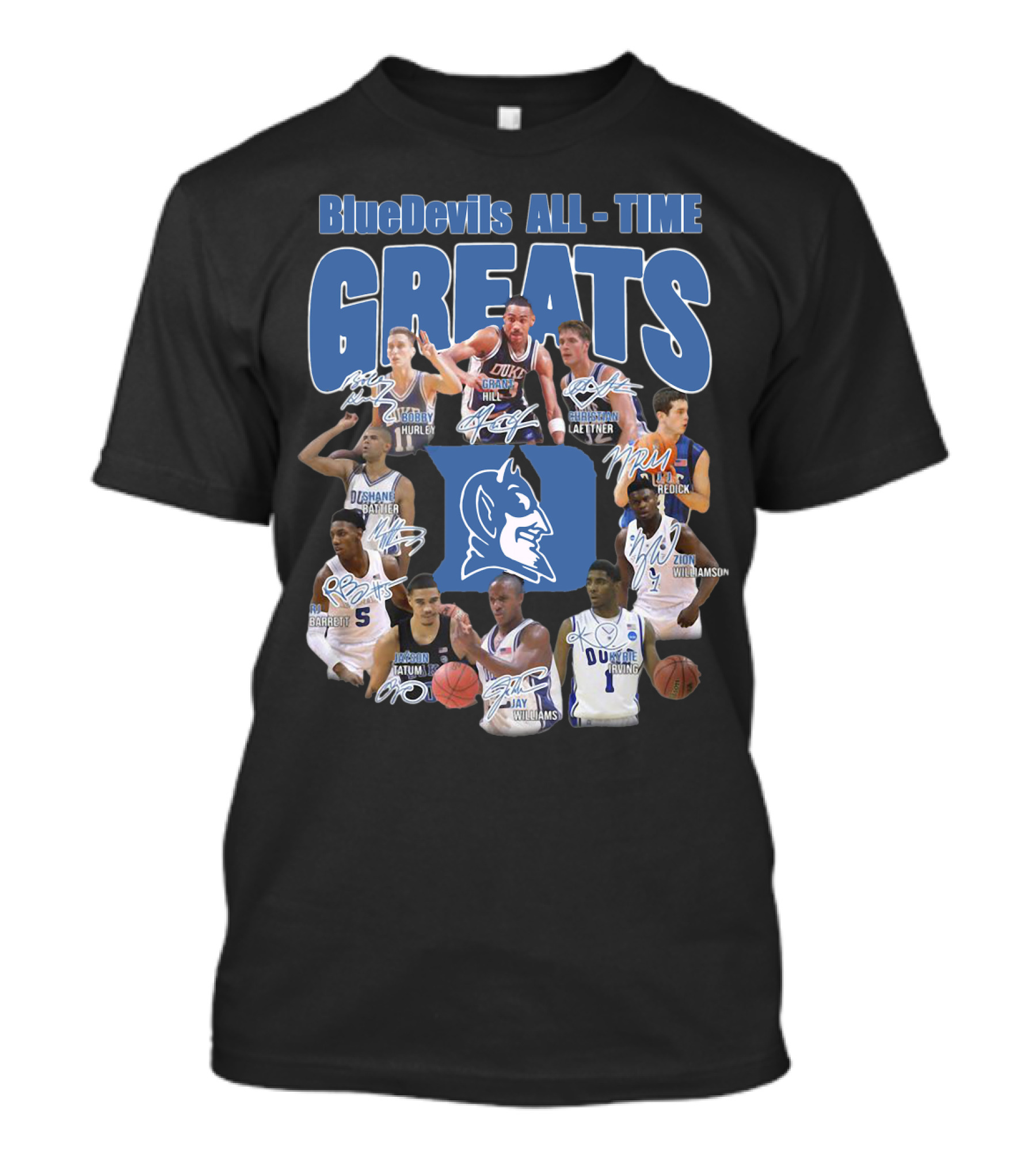 Blue Devils All-Time Greats Duke Basketball T-Shirt