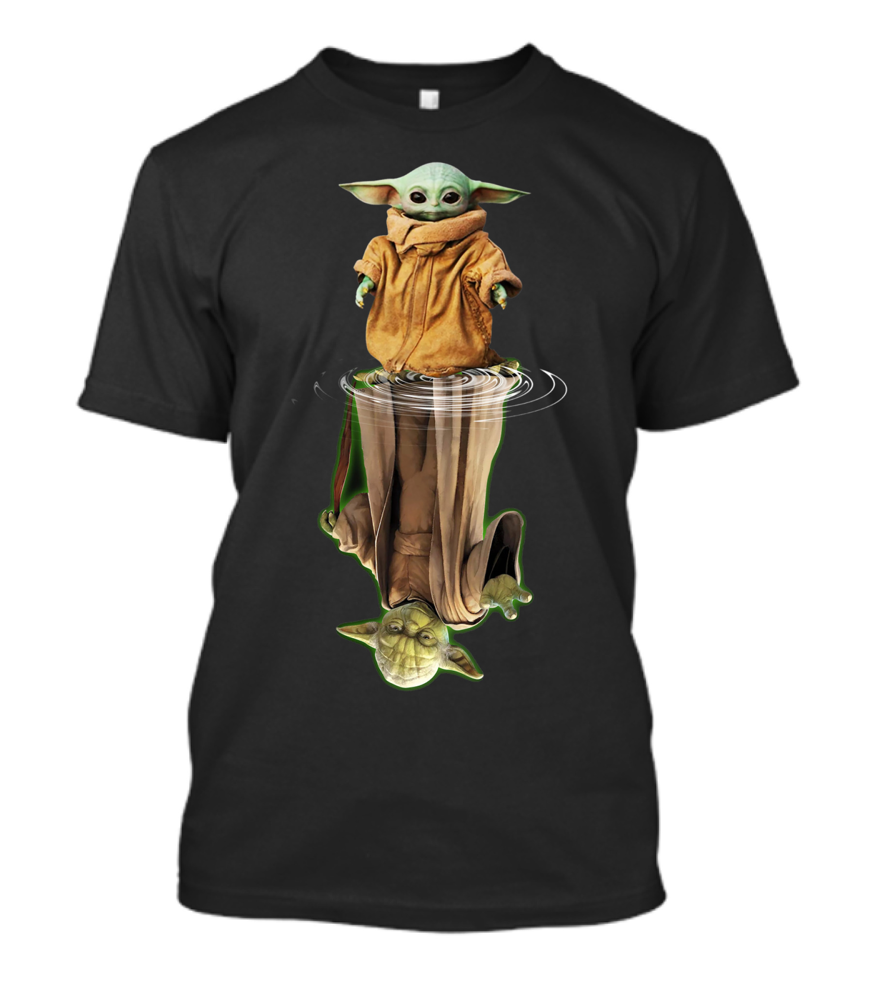 Baby Yoda Reflection Of Master Yoda T-Shirt