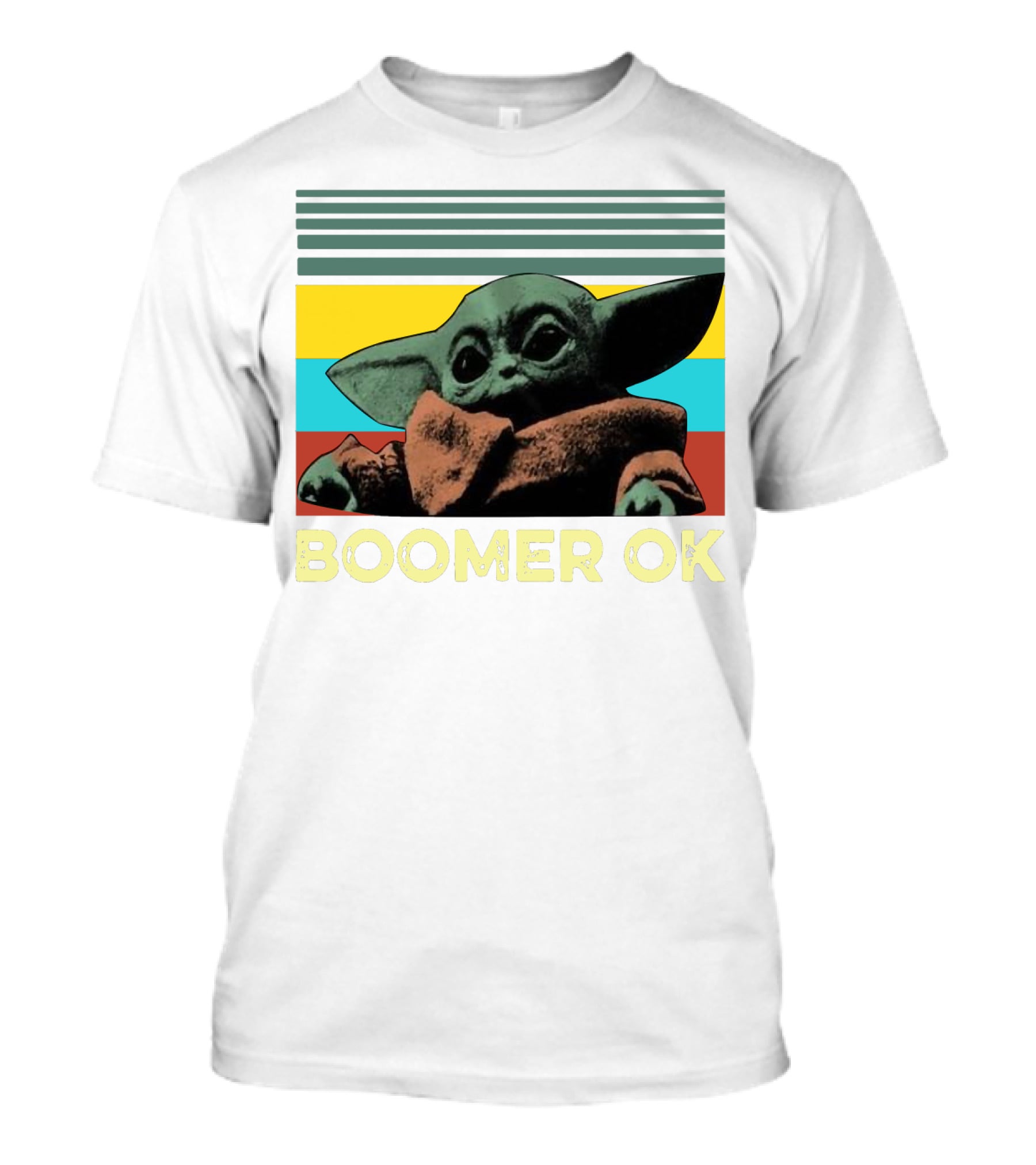 BOOMER OK RETRO BABY YODA T-Shirt
