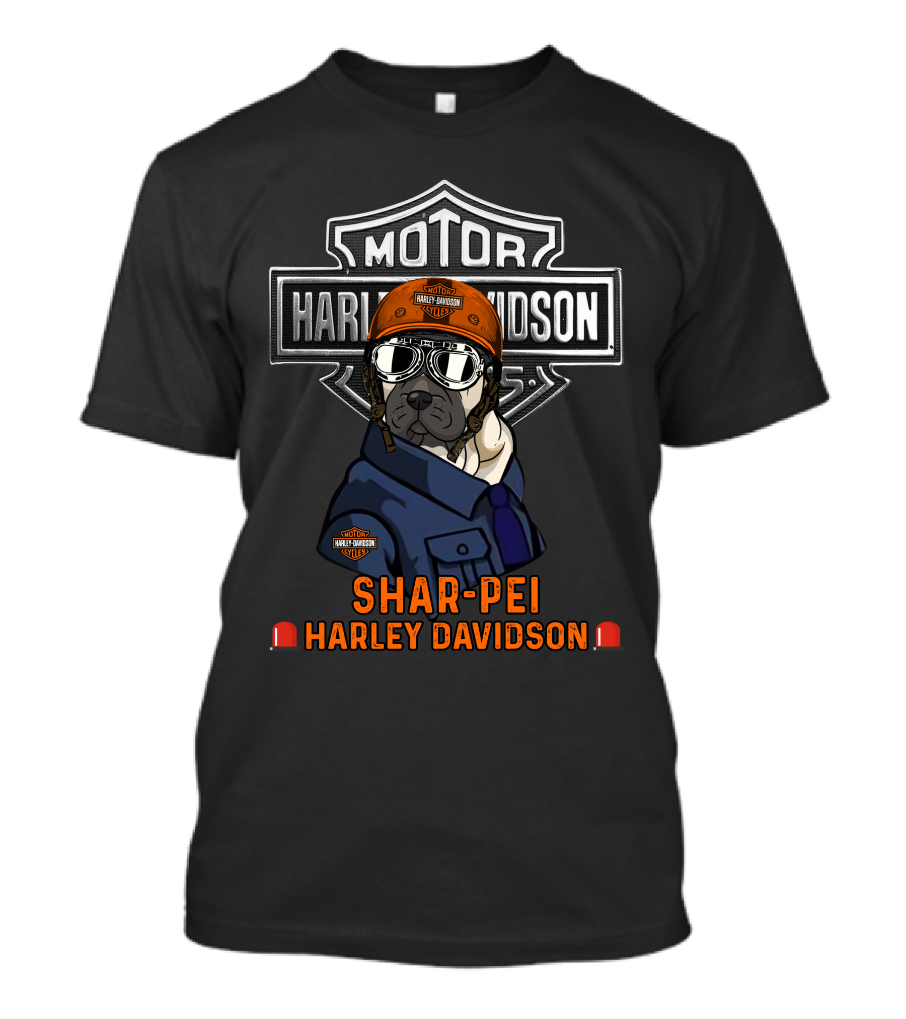 Motor Harley Davidson Shar-Pei Hdteex 112V3 T-Shirt
