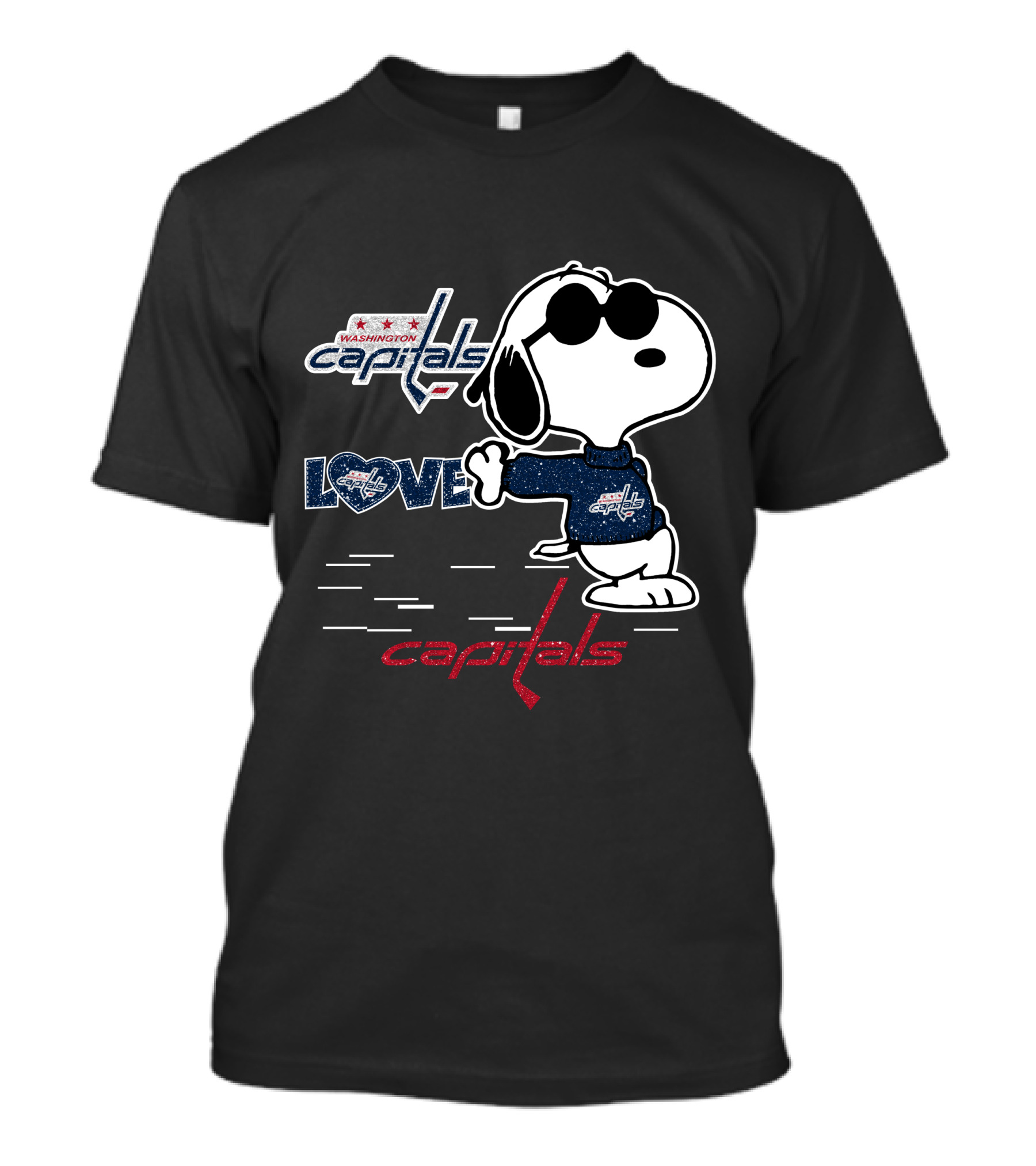 Snoopy Washington Capitals Love Capitals T-Shirt