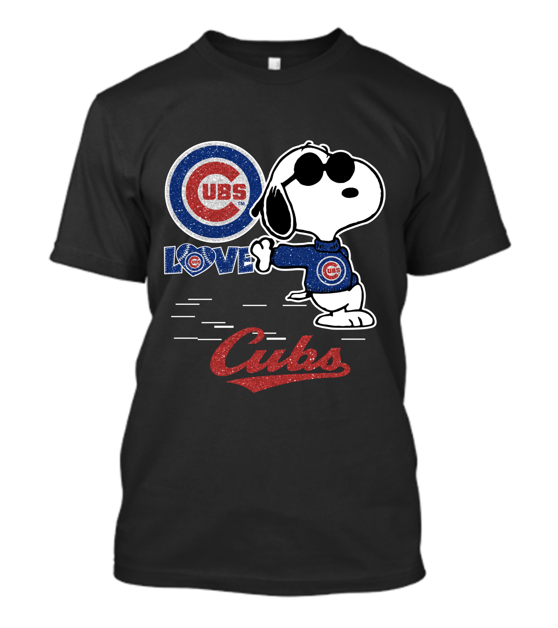 Snoopy Cubs Love Chicago Cubs T-Shirt