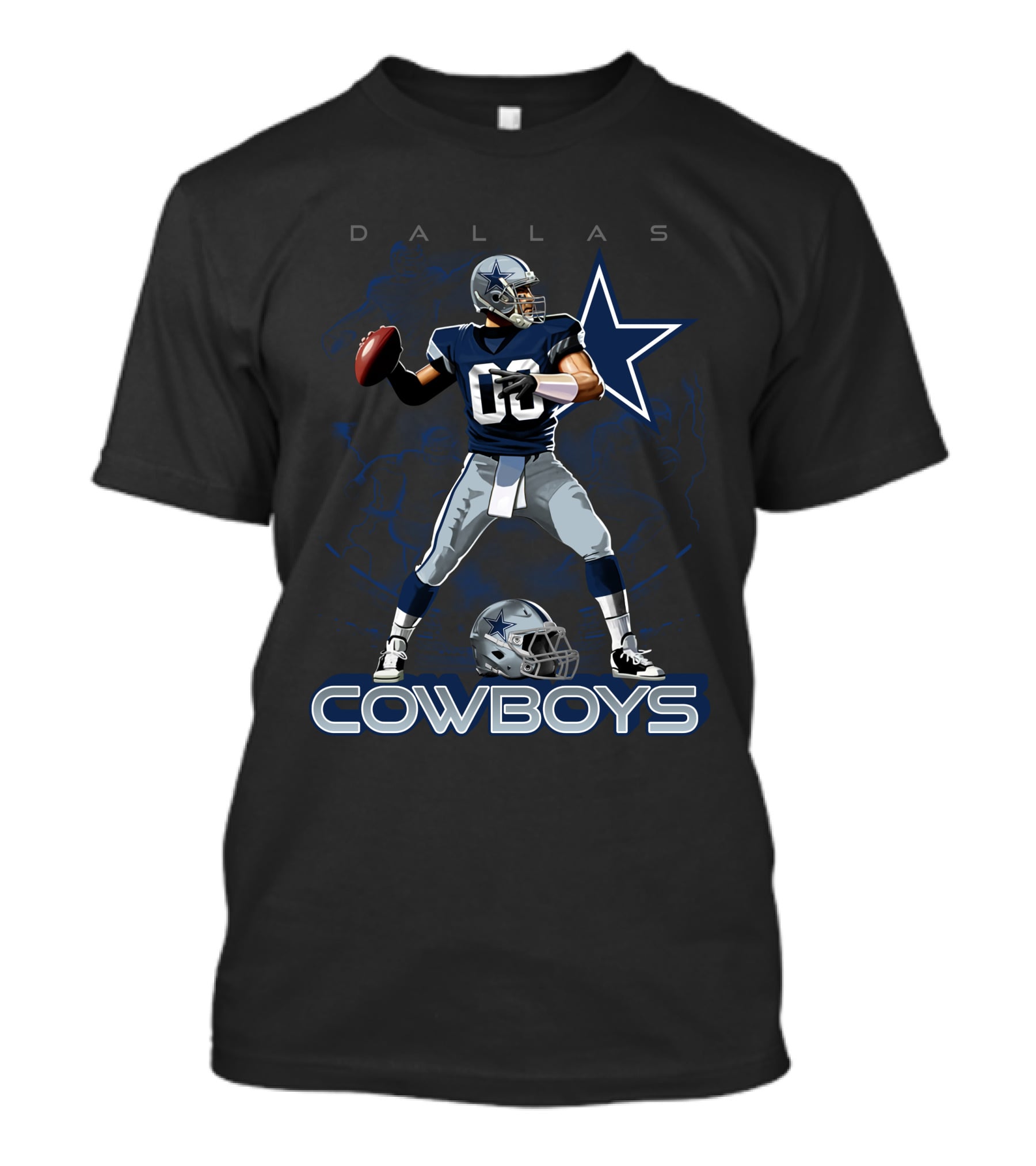 Dallas Cowboys Football Star Iconography T-Shirt