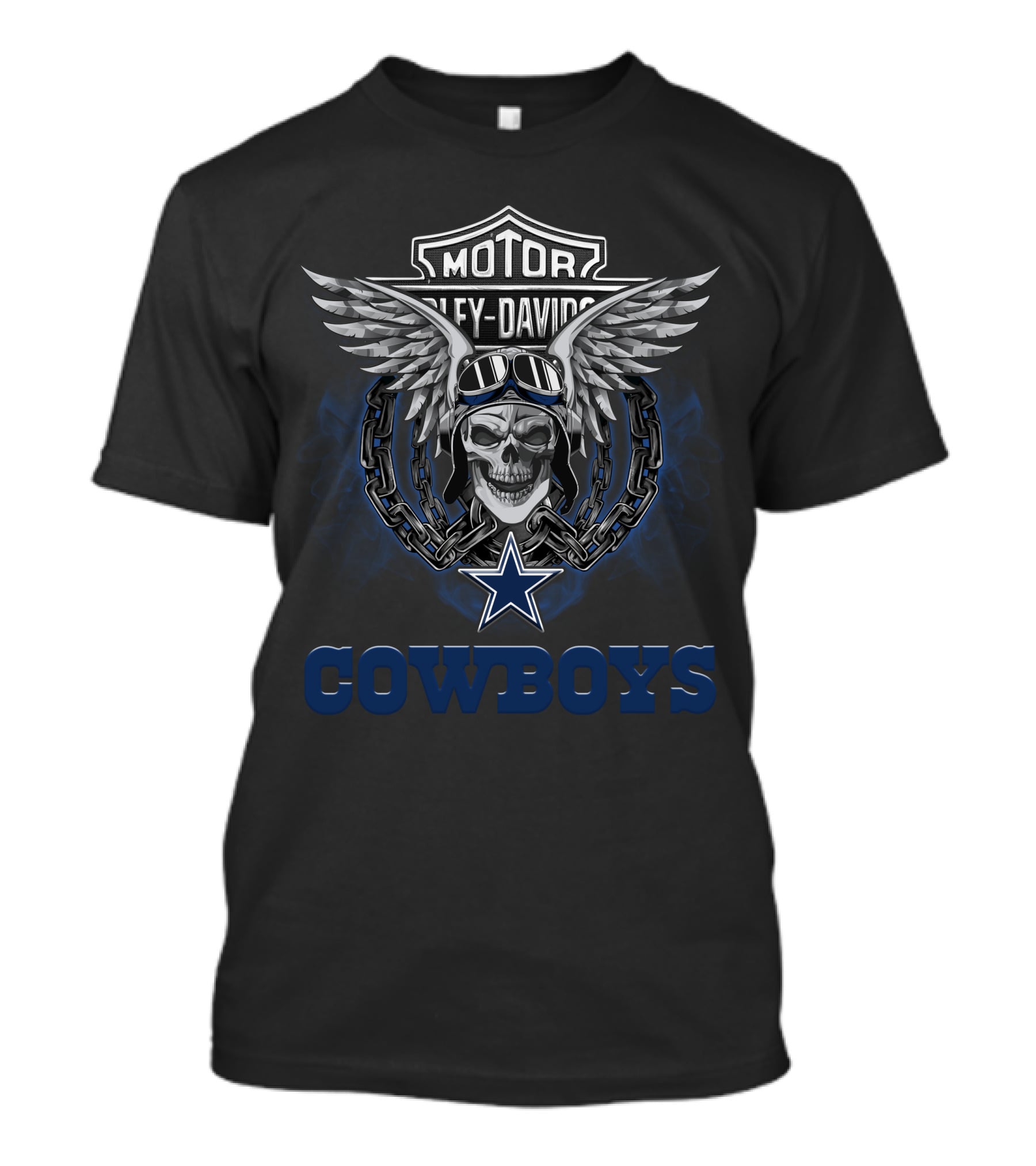 Hd Cowboys Motor Harley Davidson Nfl Football Fans T-Shirt