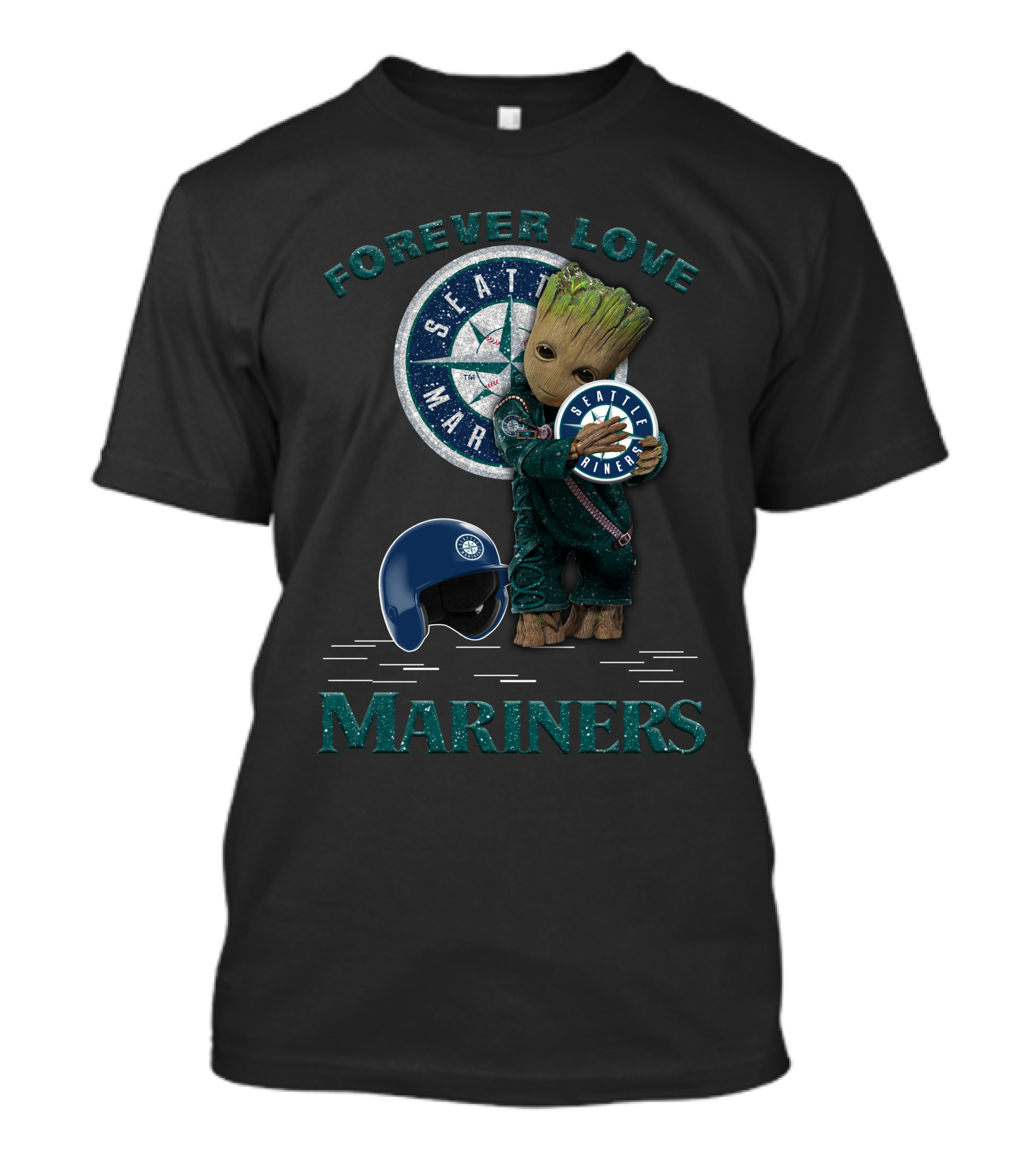 Forever Love Groot Seattle Mariners MLB Fans T-Shirt