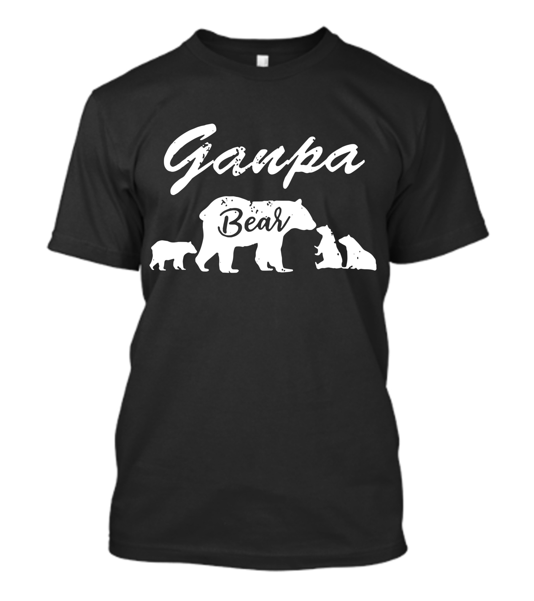 Ganpa Bear With Cubs T-Shirt