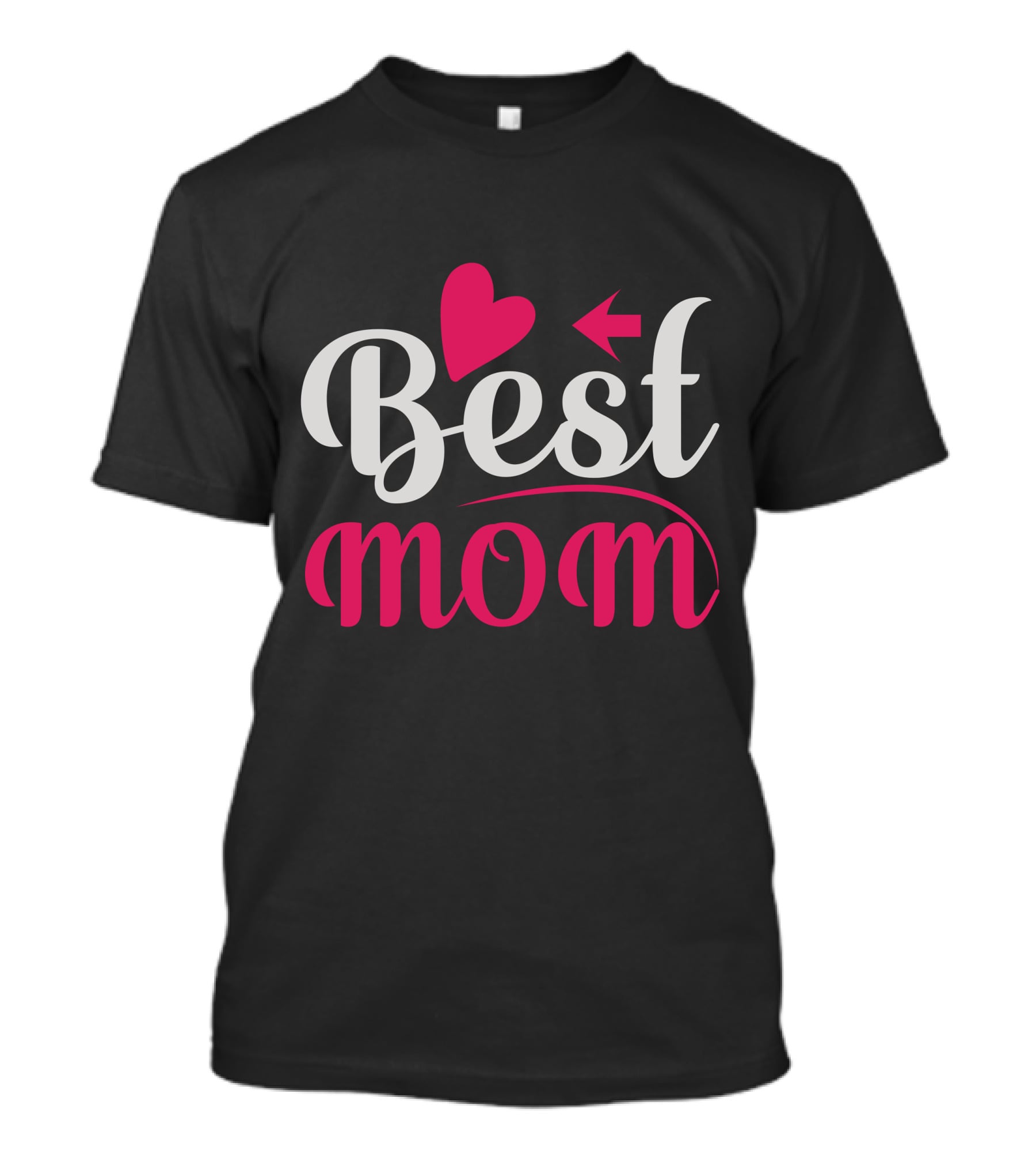 Best Mom Heart Arrow T-Shirt