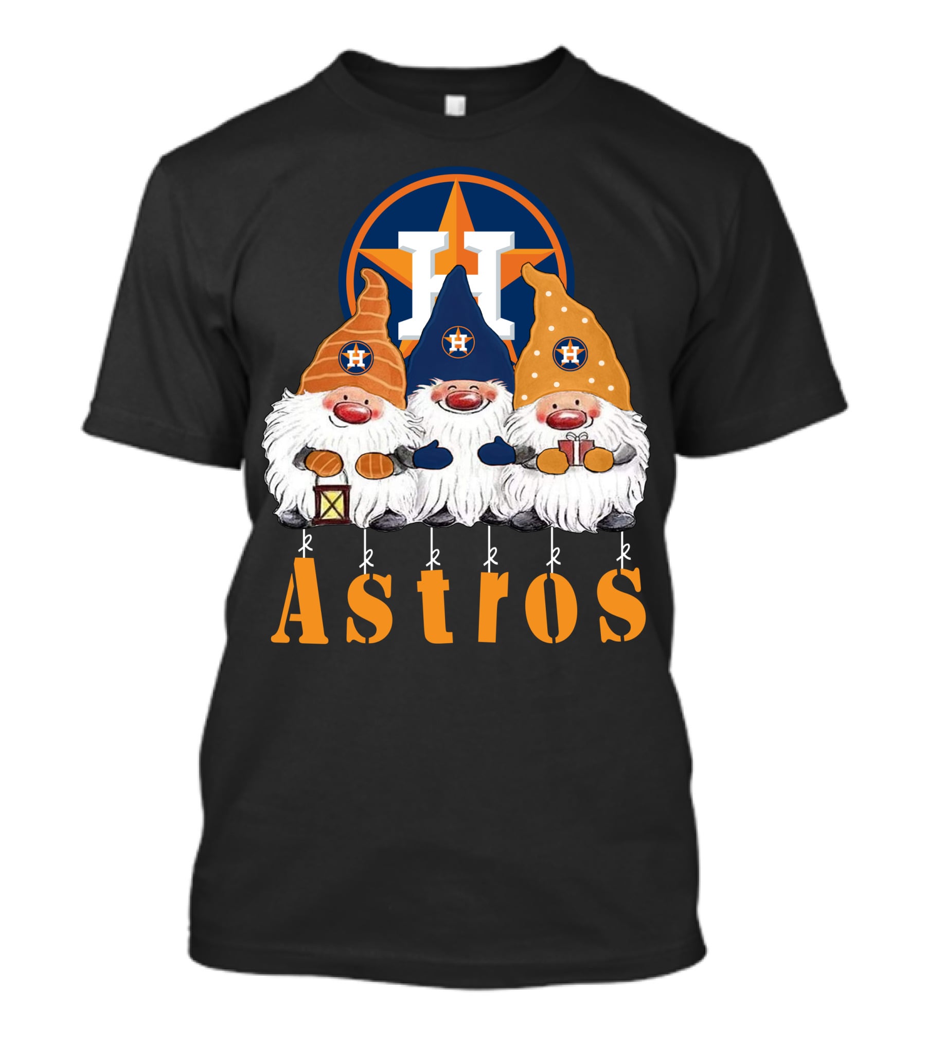 Houston Astros Santa Gnomes H T-Shirt