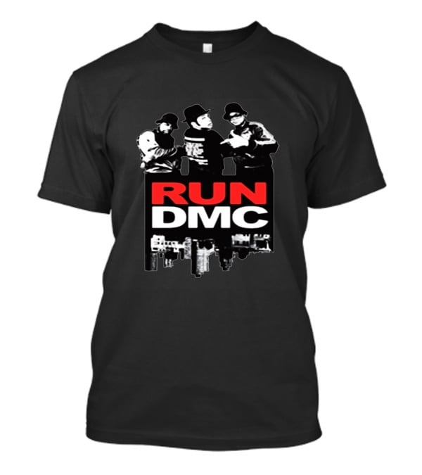 RUN DMC Iconic Hip Hop Group Silhouette And Logo On Storenvy T-Shirt