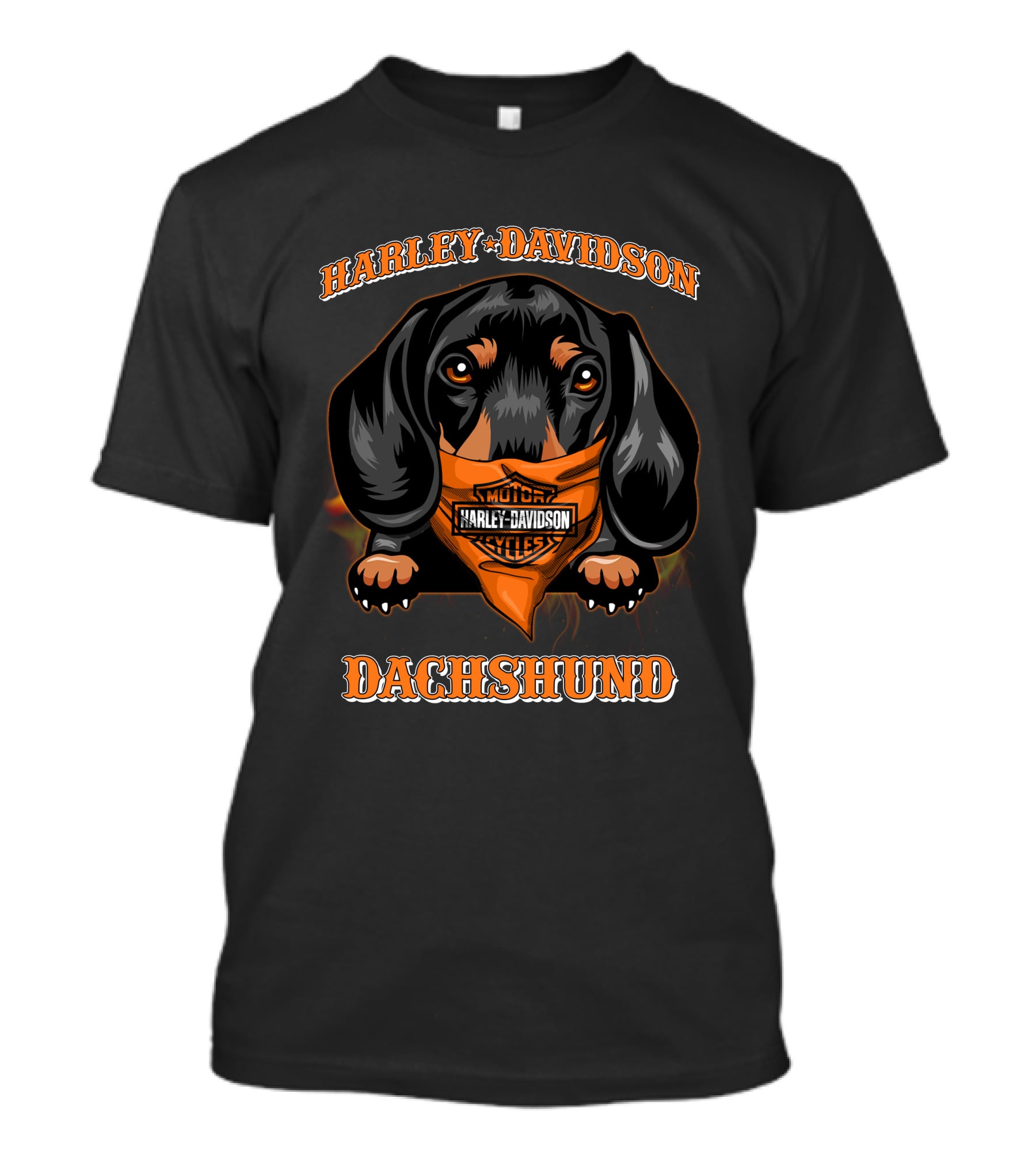 Harley Davidson Dachshund Motorcycles T-Shirt